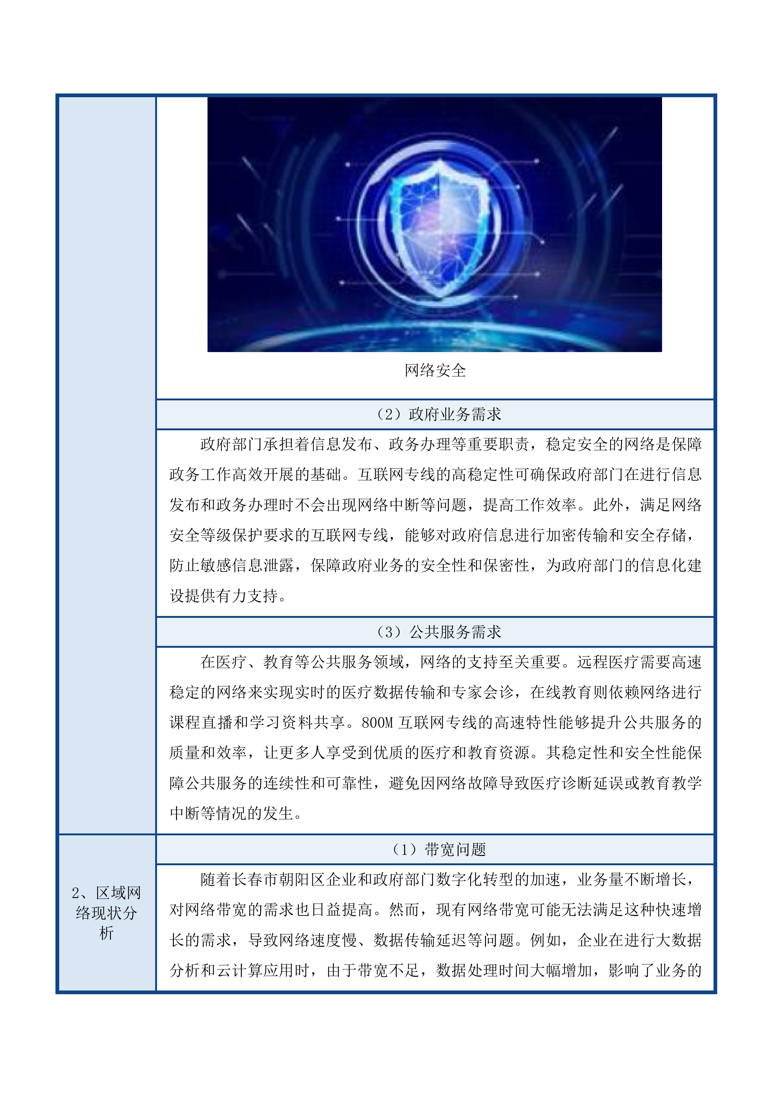 智慧朝阳800M互联网专线项目投标方案.docx 第13页