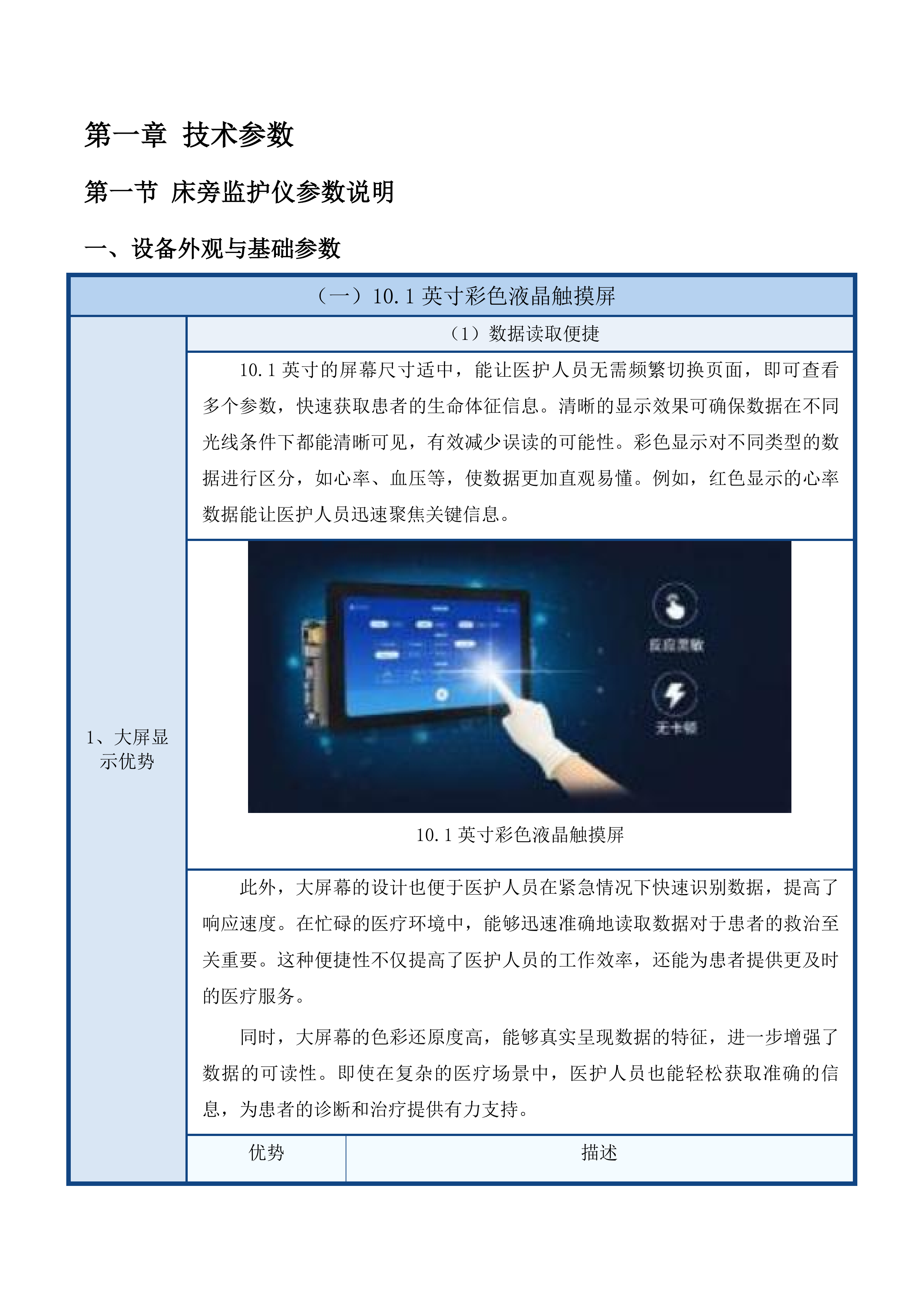 护理单元除颤仪及床旁监护仪投标方案.docx 第7页