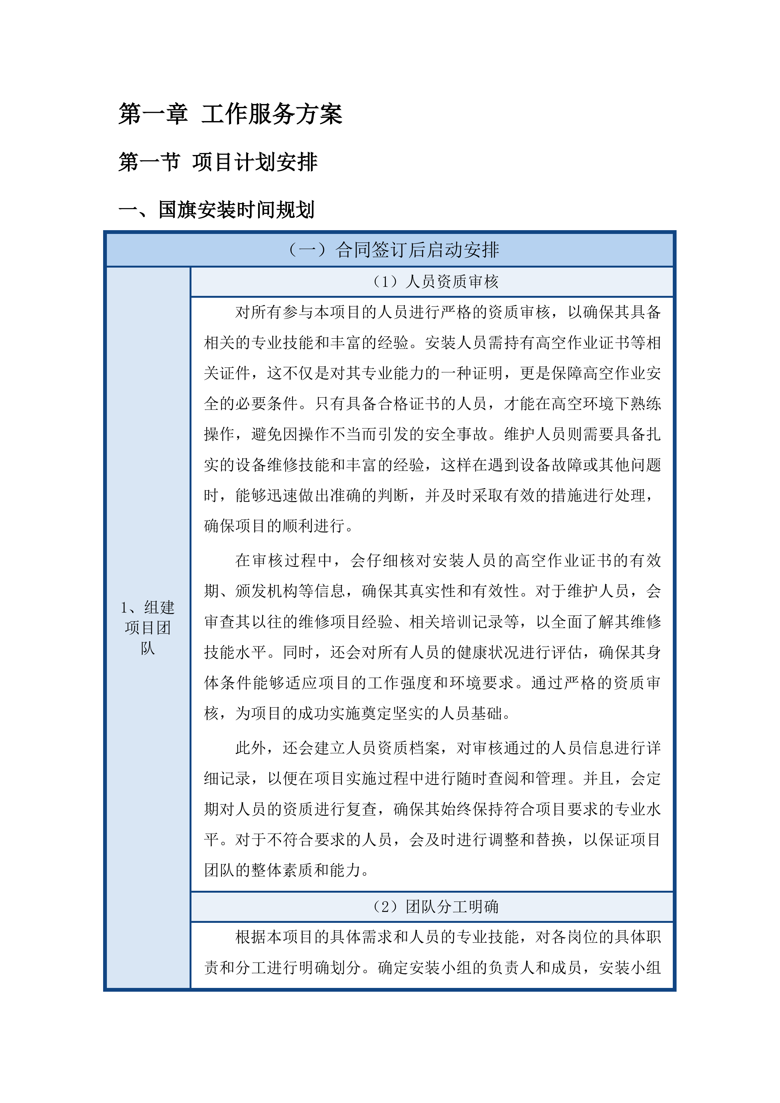 十一悬挂国旗及拆卸维护项目投标方案.docx 第6页