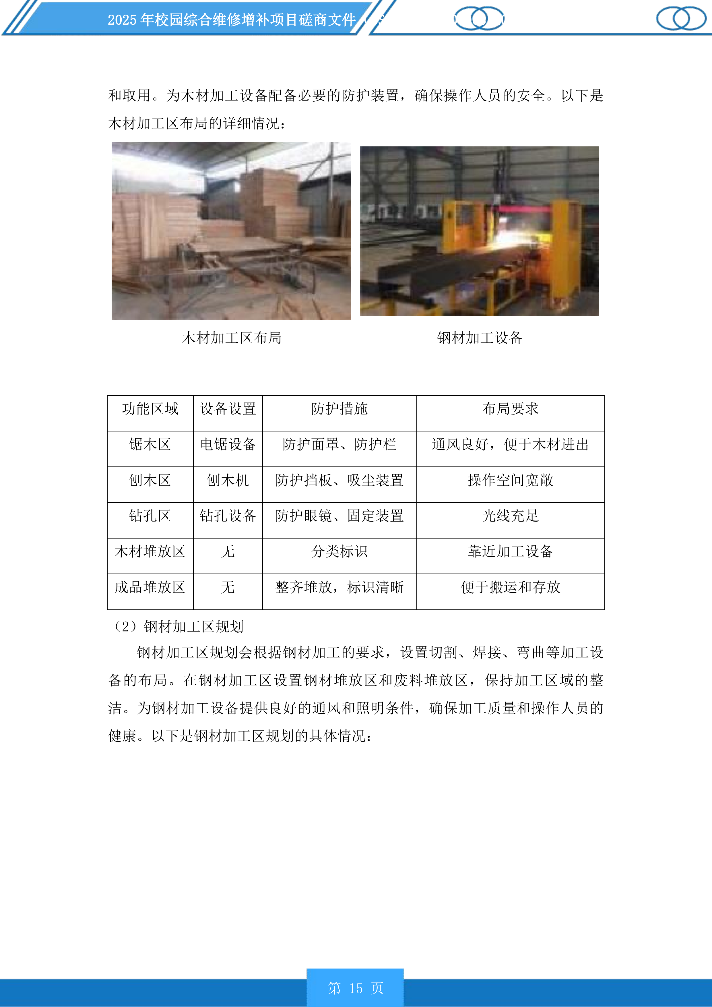 2025年校园综合维修增补项目磋商文件投标方案.docx 第15页