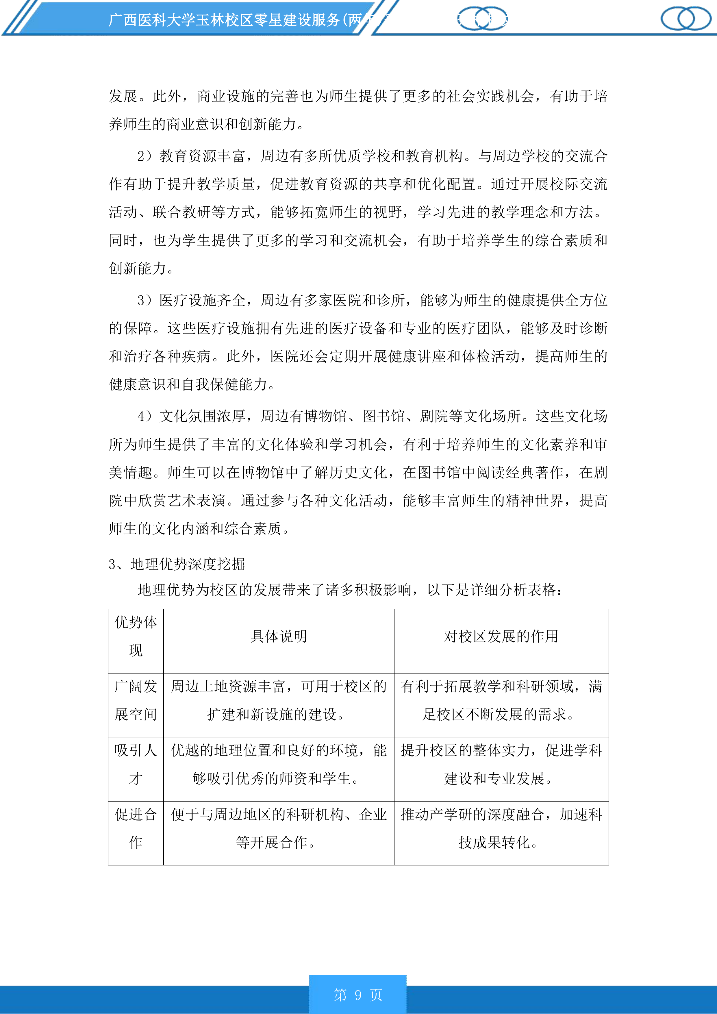 广西医科大学玉林校区零星建设服务采购项目投标方案.docx 第9页