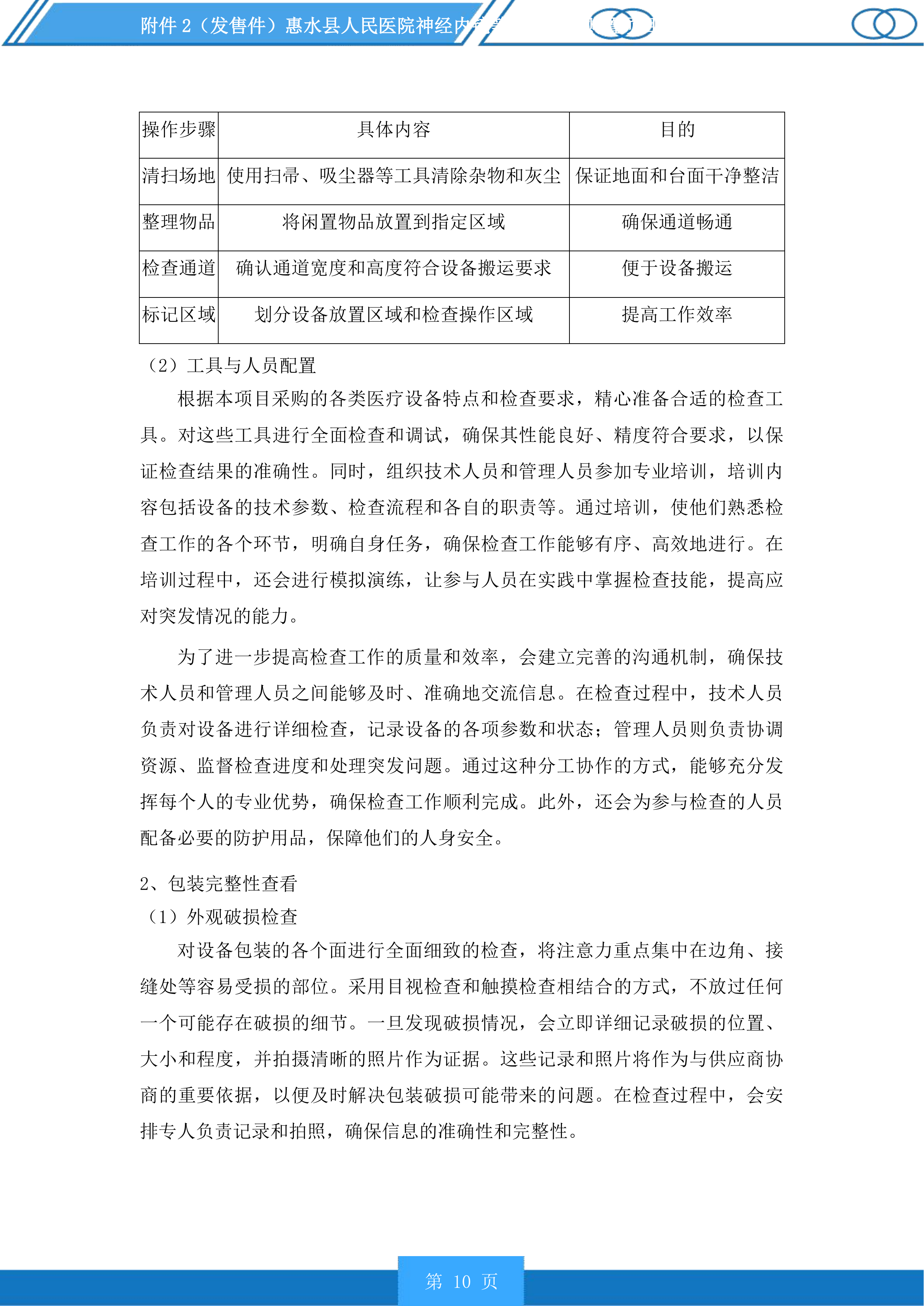 惠水县人民医院神经内镜等医疗设备购置项目投标方案.docx 第10页