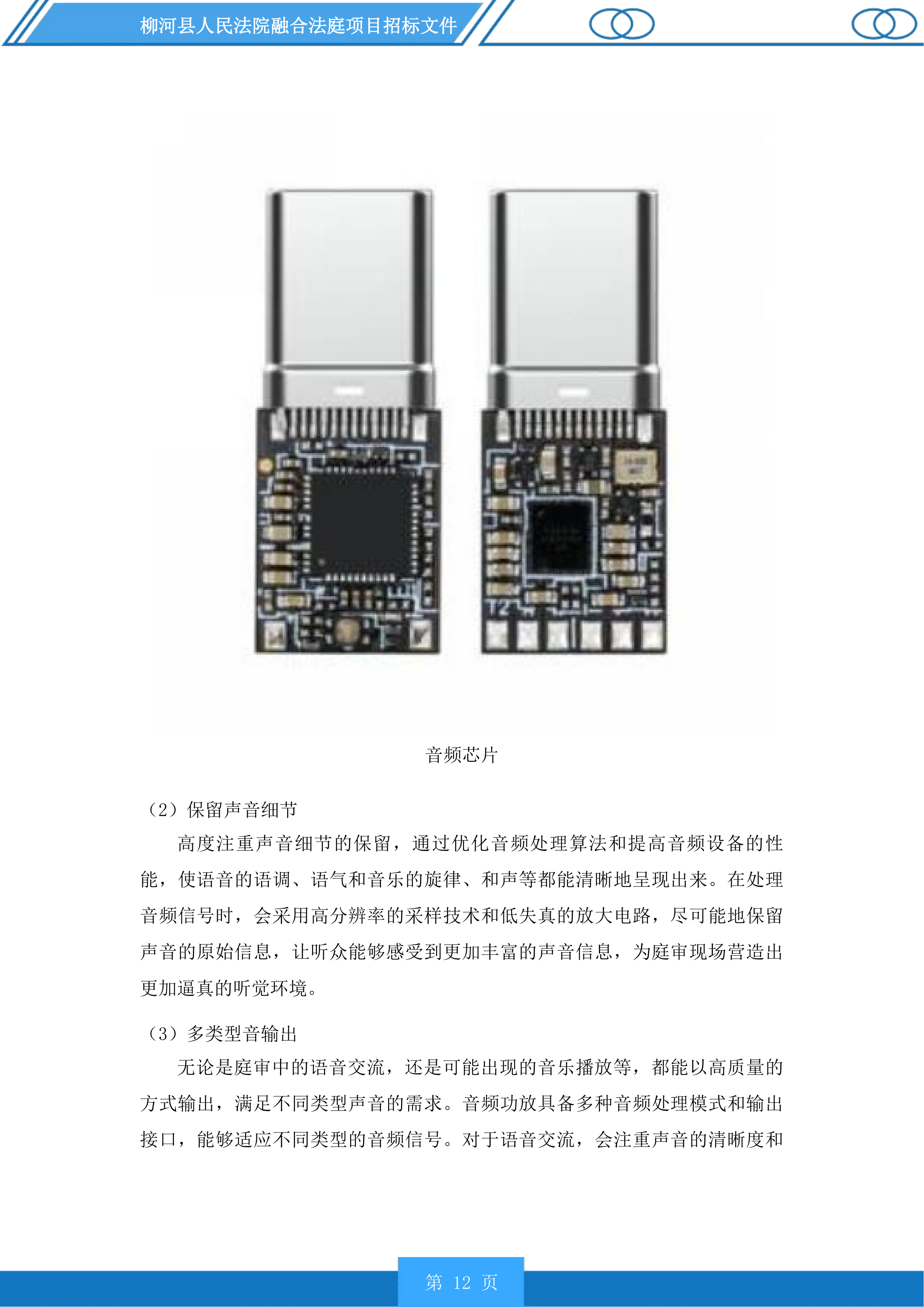 柳河县人民法院融合法庭项目投标方案.docx 第12页