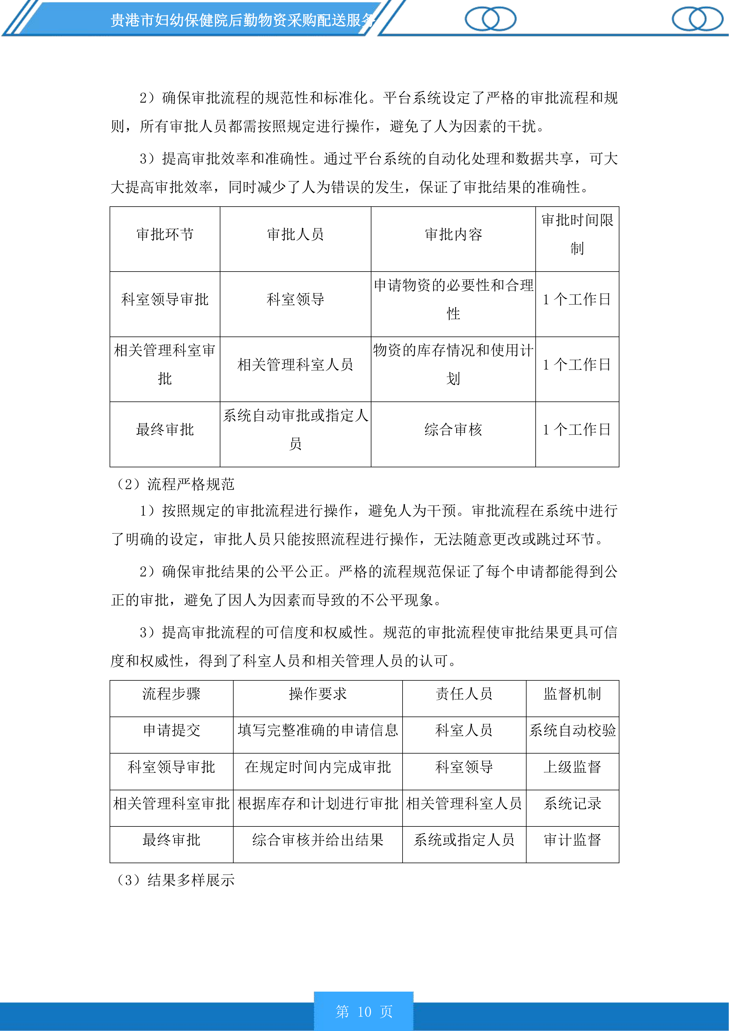 贵港市妇幼保健院后勤物资采购配送服务投标方案.docx 第10页