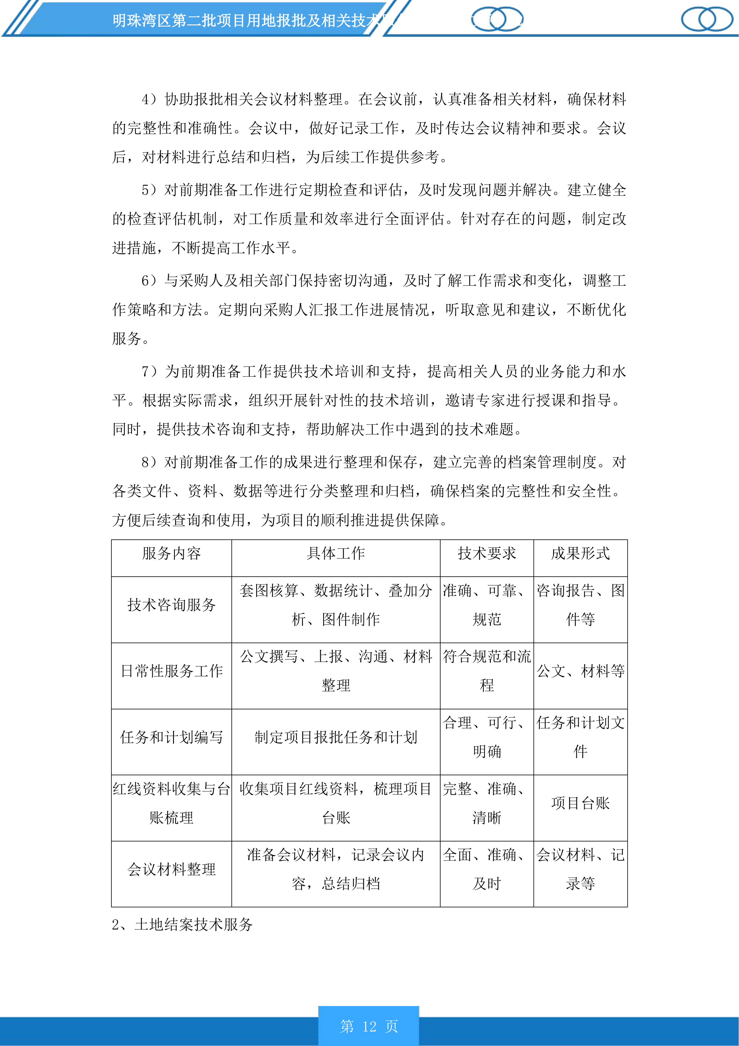 明珠湾区第二批项目用地报批及相关技术服务项目投标方案.docx 第12页
