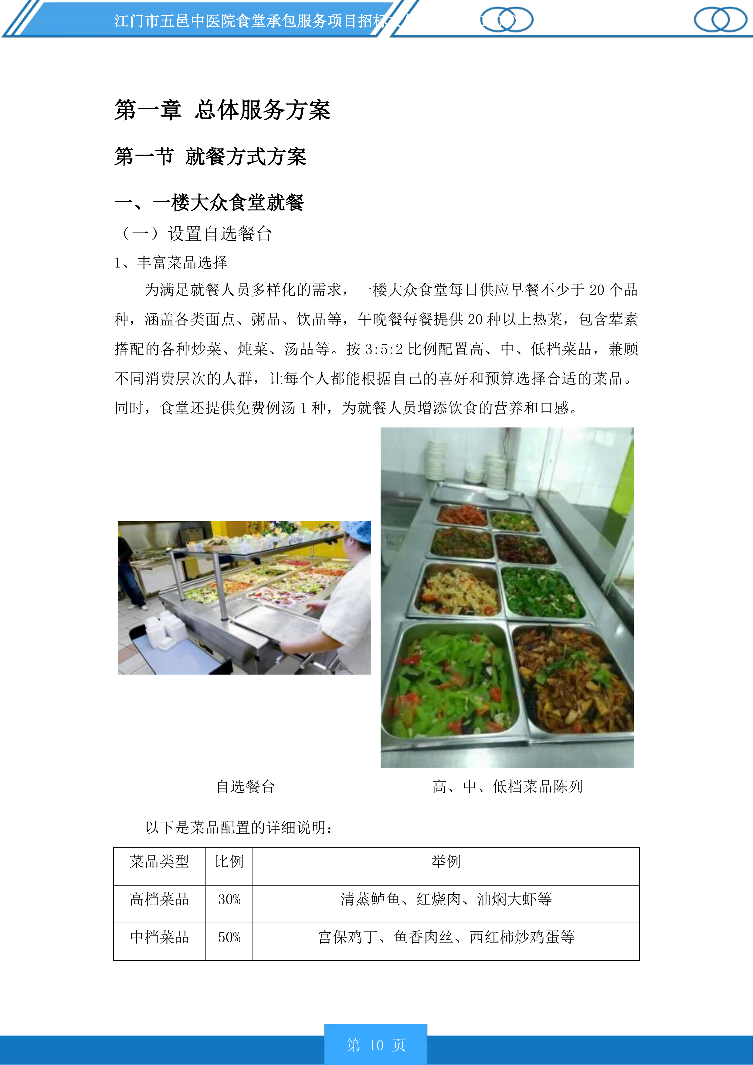 江门市五邑中医院食堂承包服务项目投标方案.docx 第10页