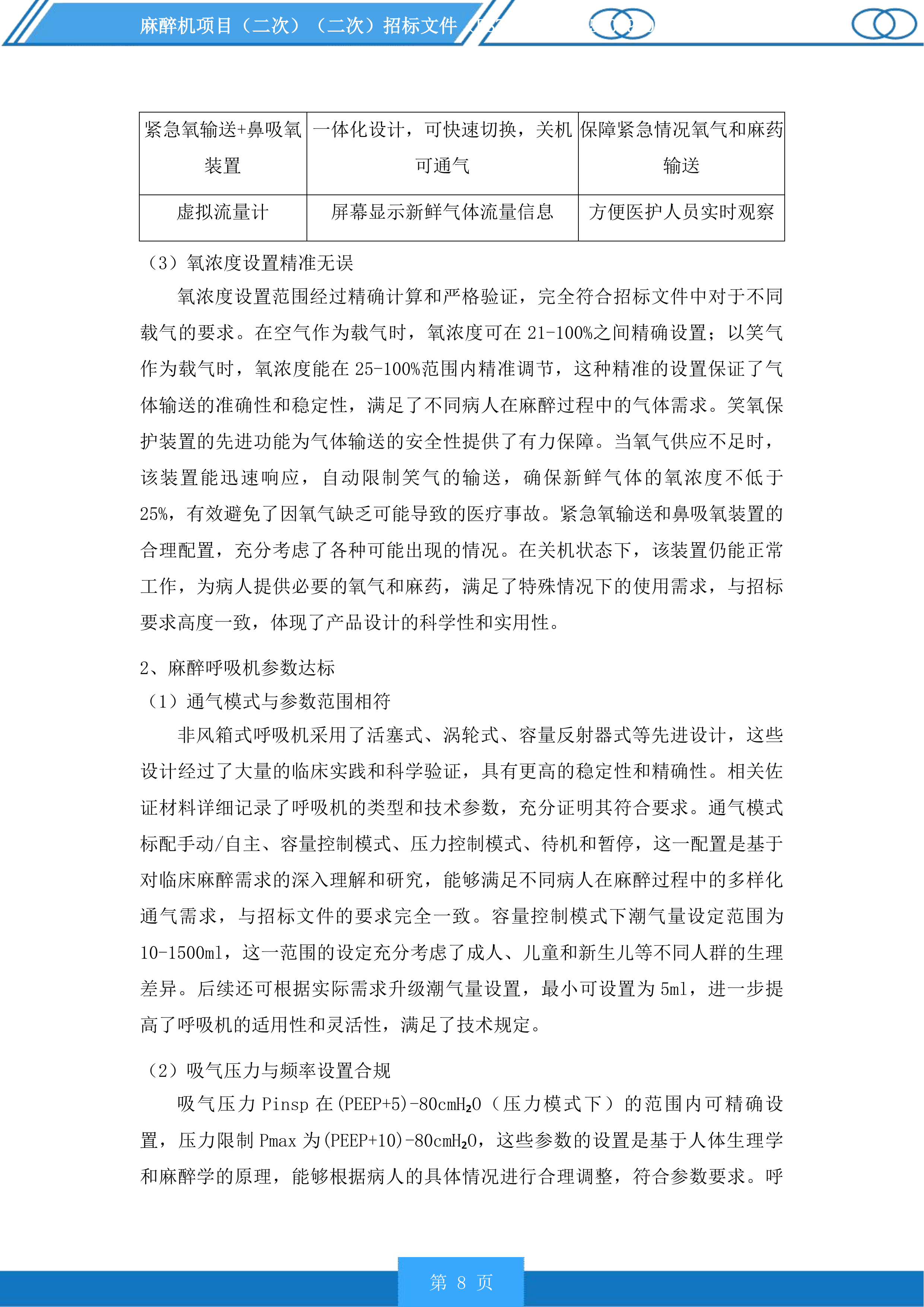 麻醉机项目投标方案.docx 第8页