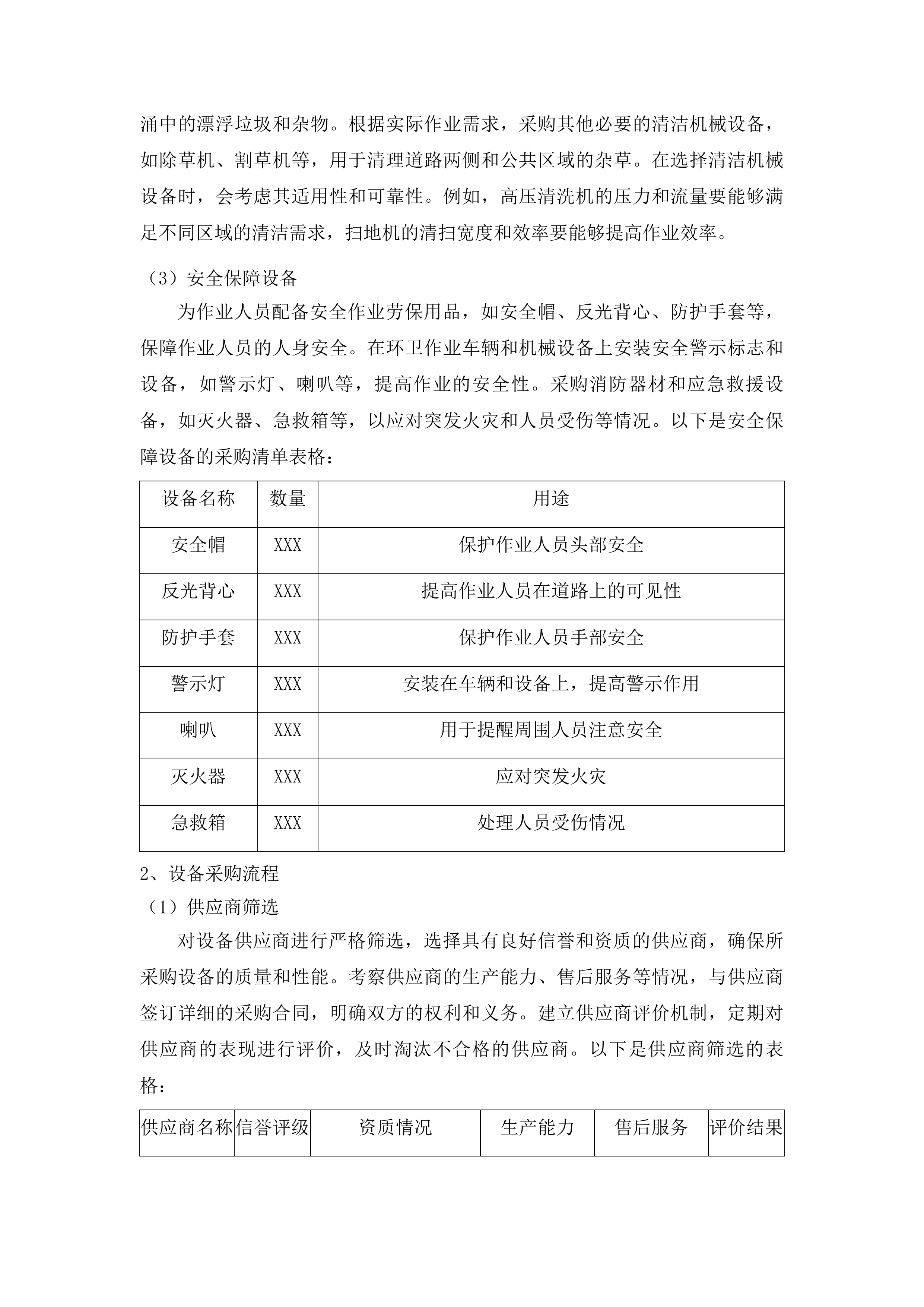 广州市白云区太和镇穗丰村环卫保洁服务项目投标方案.docx 第14页
