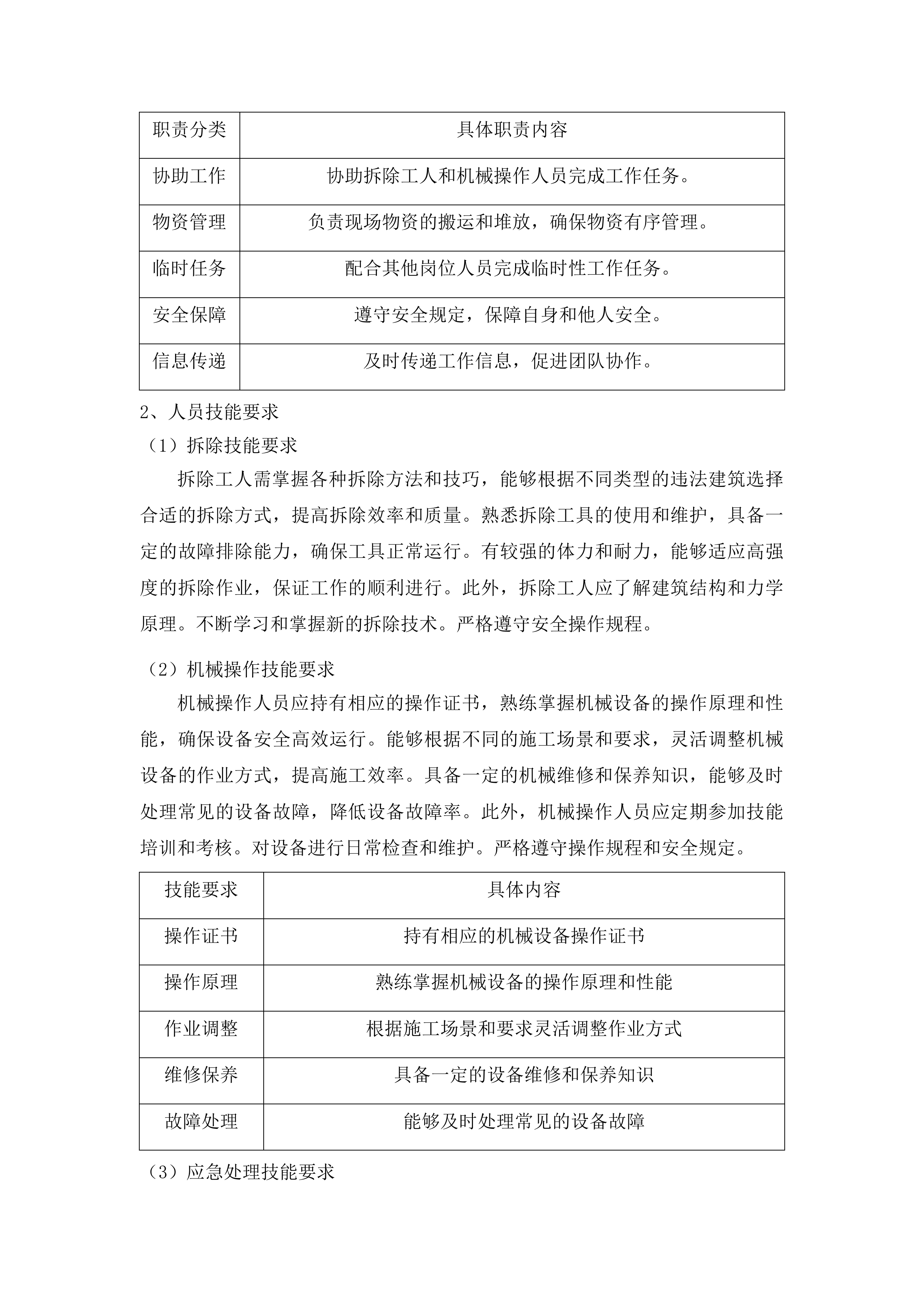 澄迈县拆除违法建筑项目投标方案.docx 第12页