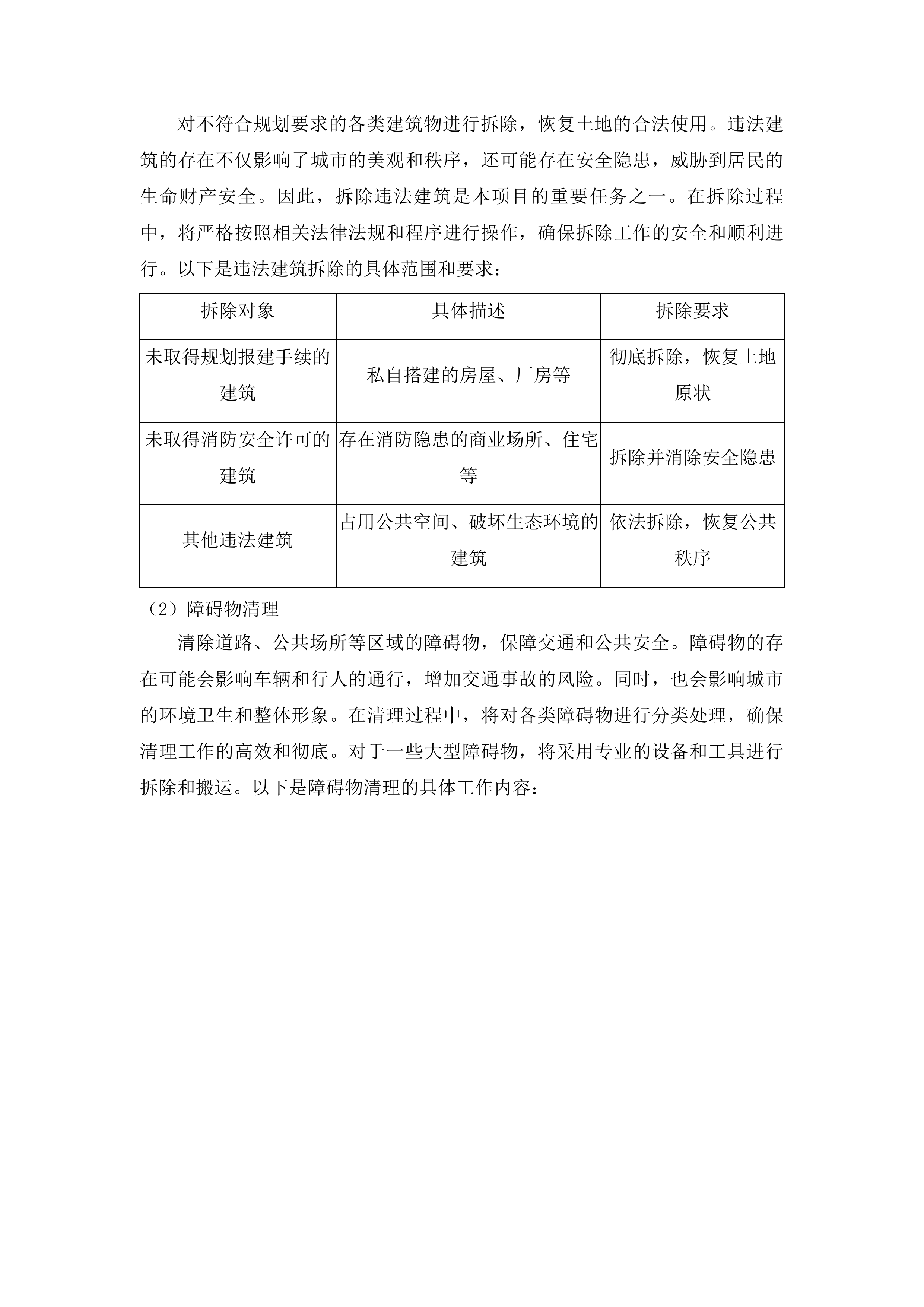 石楼镇拆违整治服务采购项目投标方案.docx 第13页