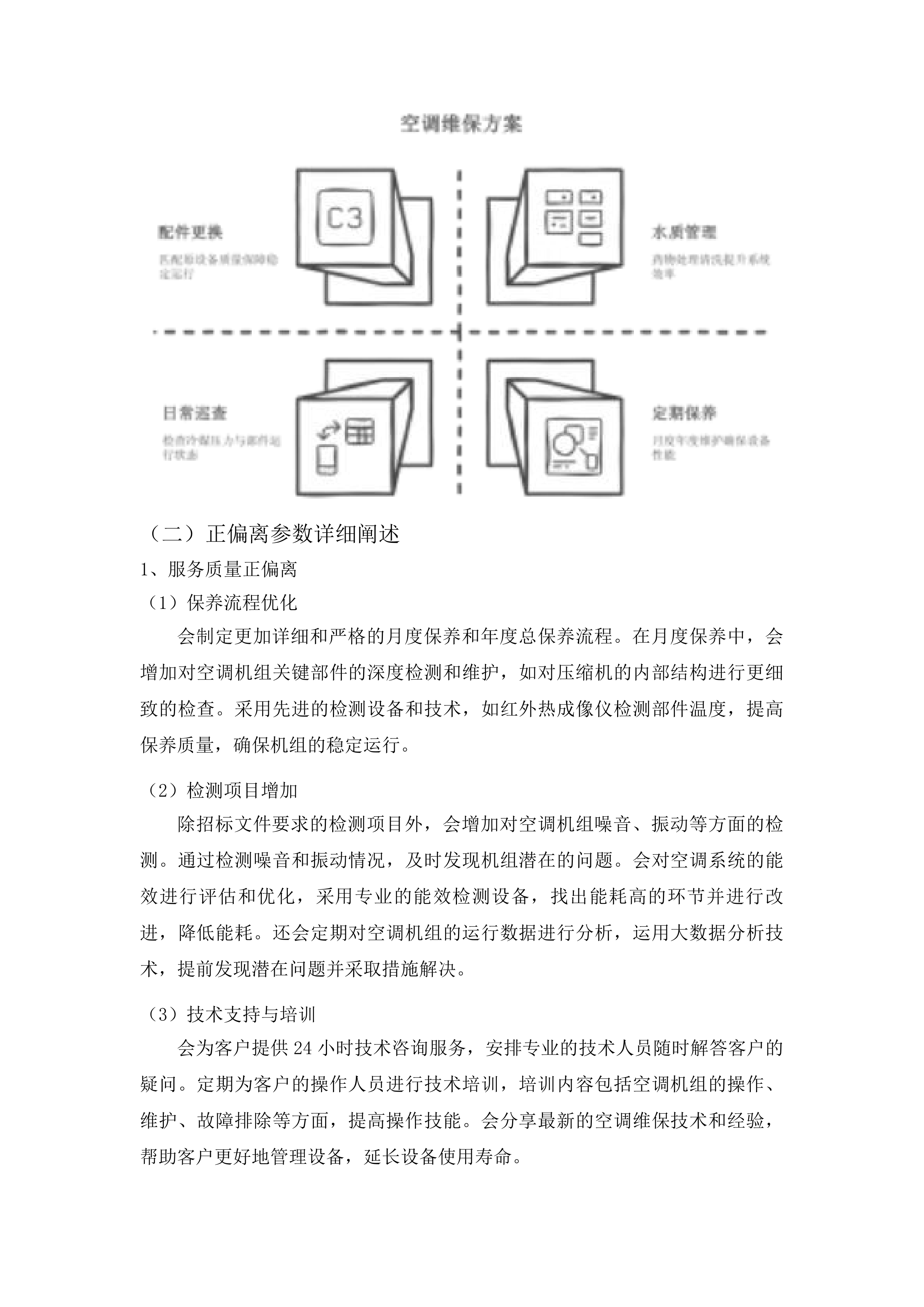 外科楼六层净化系统中央空调和地下室约克中央空调冷水机组维保服务投标方案.docx 第15页