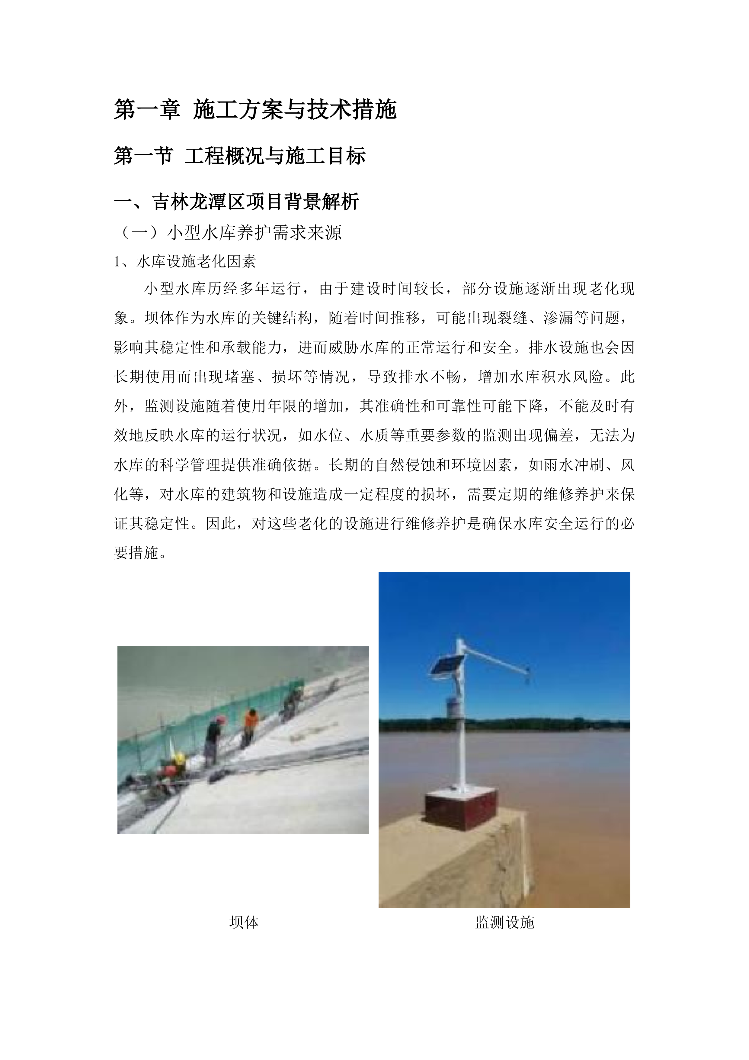 吉林省吉林市龙潭区2025年小型水库维修养护中央水利发展资金项目投标方案.docx 第10页