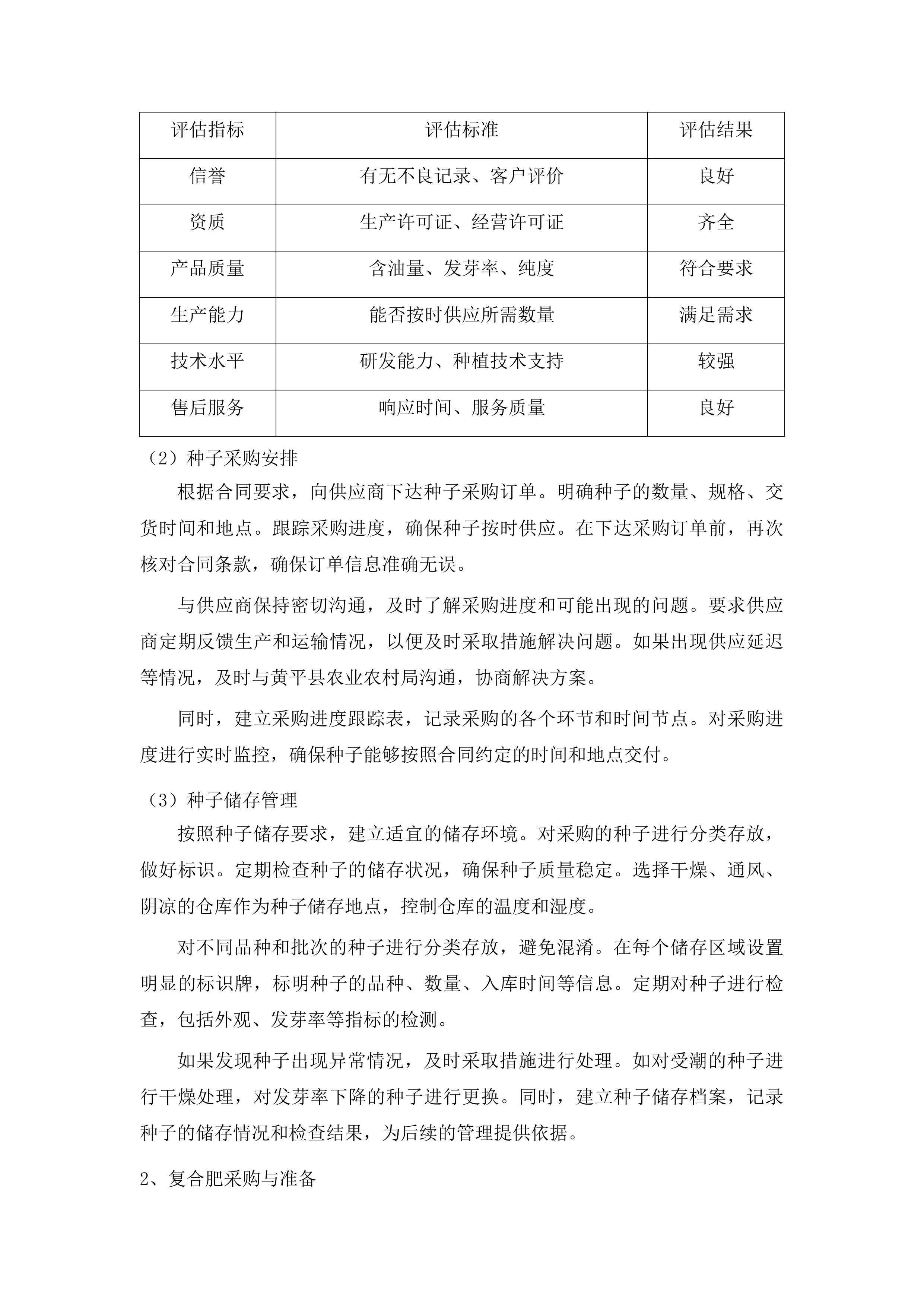 黄平县2025年油菜种植补助项目投标方案.docx 第10页