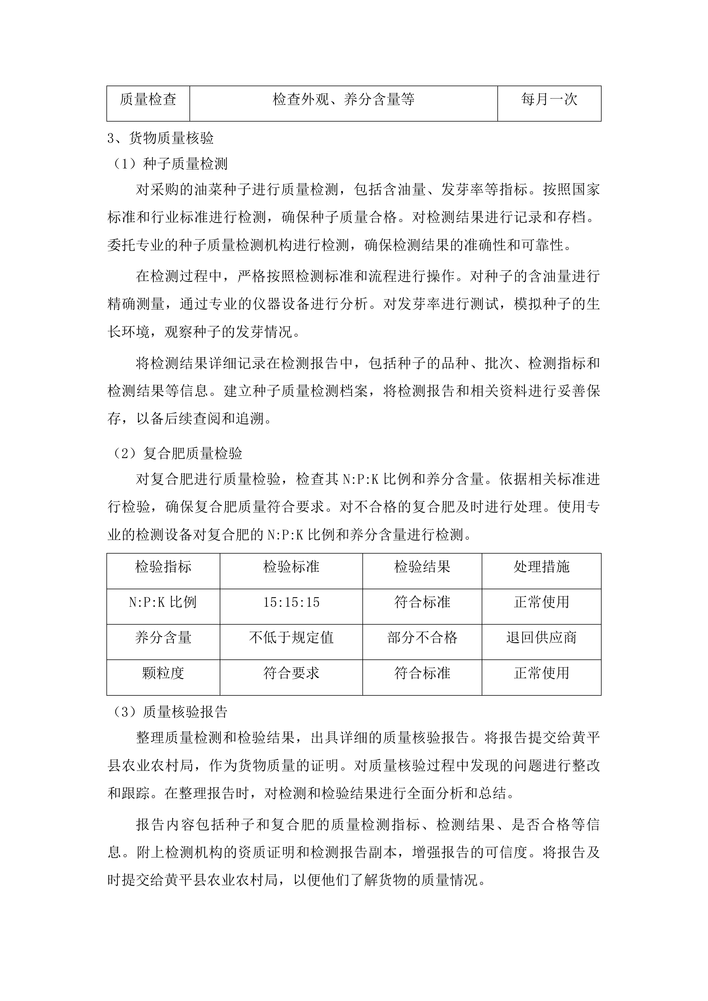 黄平县2025年油菜种植补助项目投标方案.docx 第12页