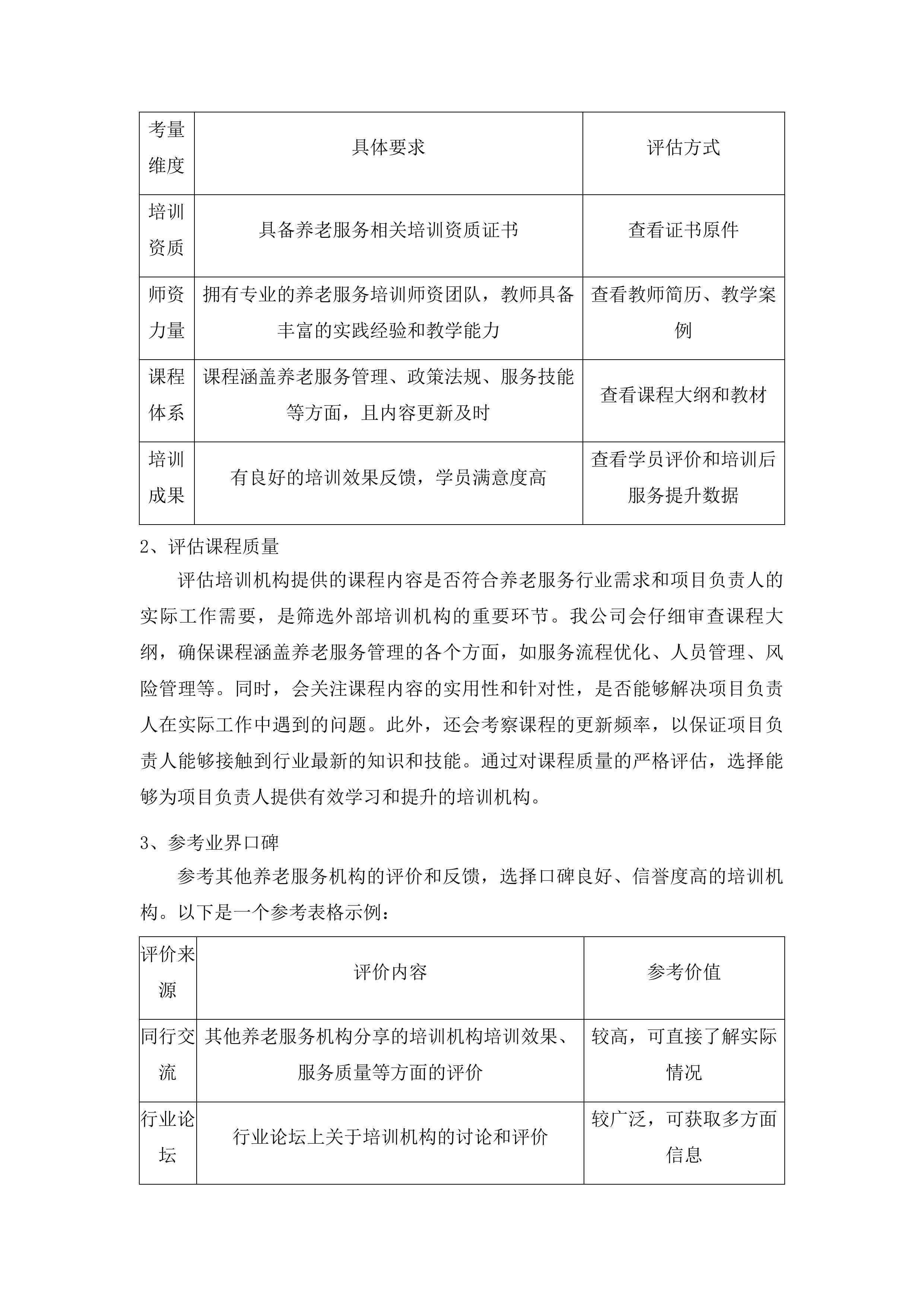 石围塘街道综合养老服务中心服务采购项目投标方案.docx 第15页