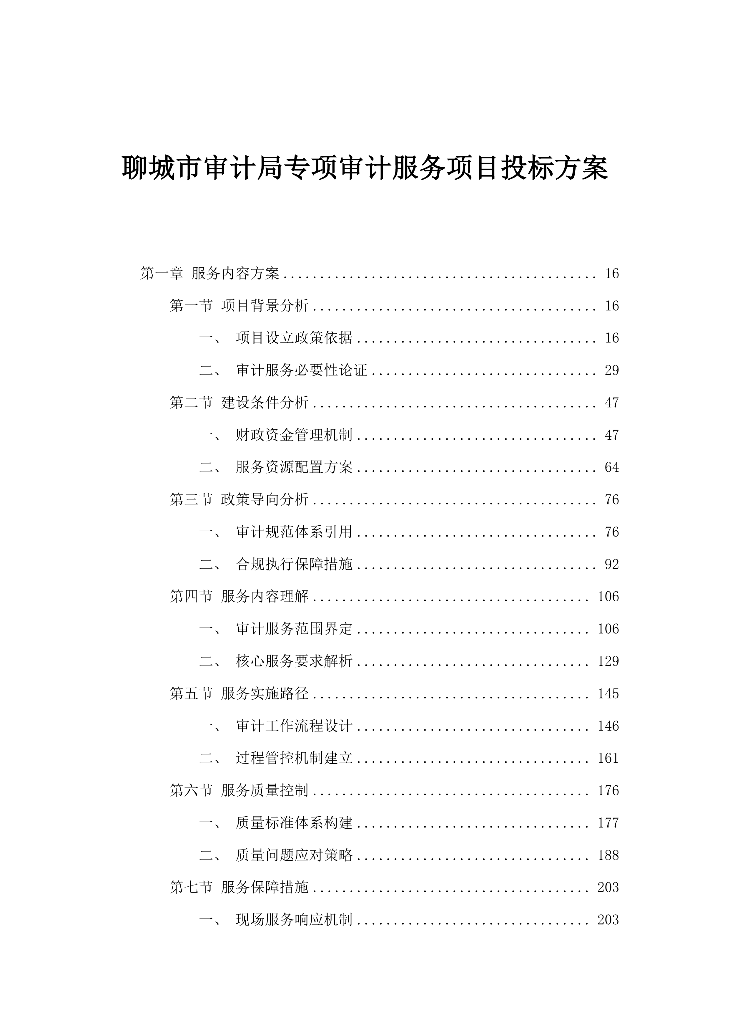 聊城市审计局专项审计服务项目投标方案.docx 第1页