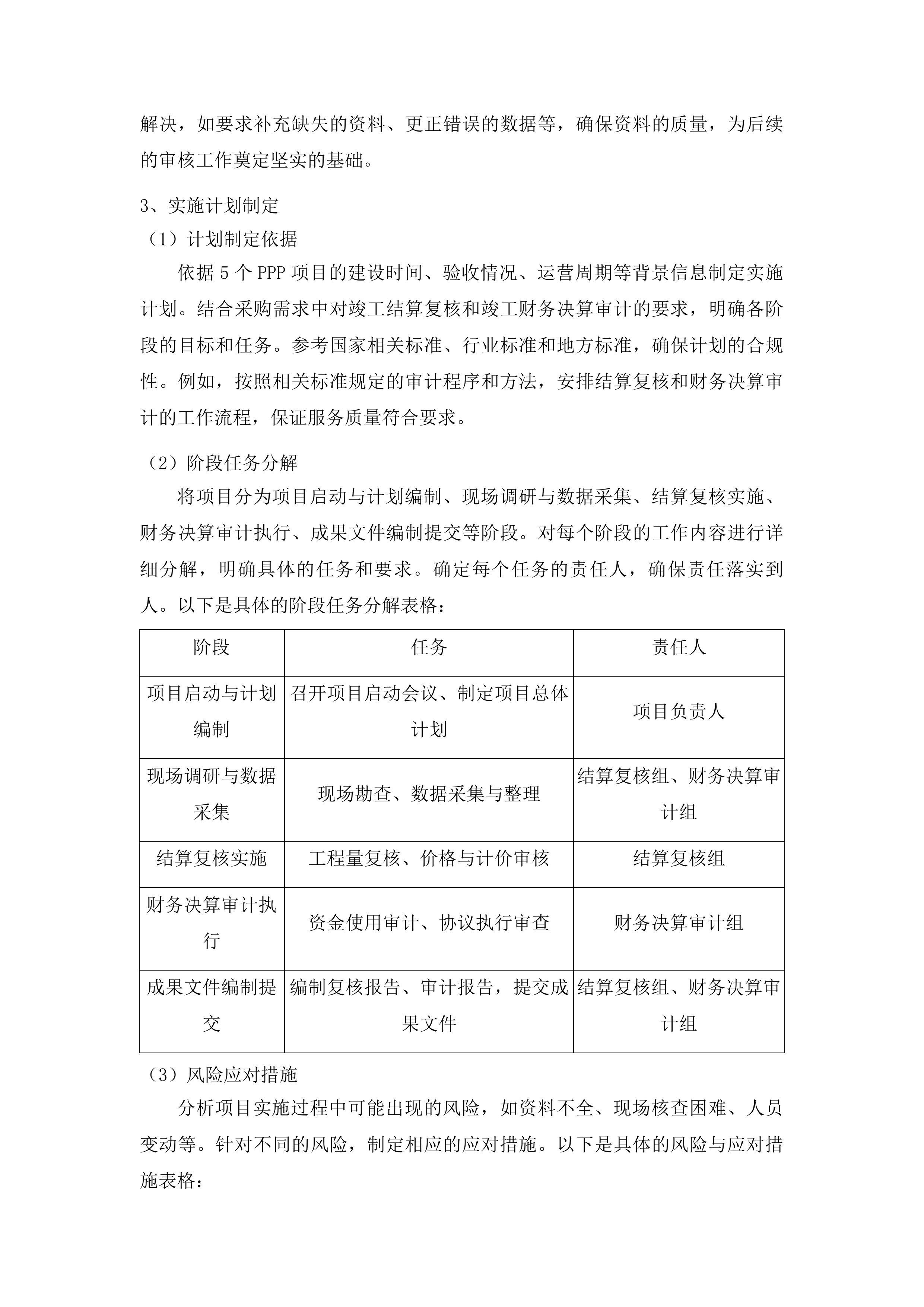 5个PPP项目竣工结算复核及竣工财务决算审计投标方案.docx 第10页
