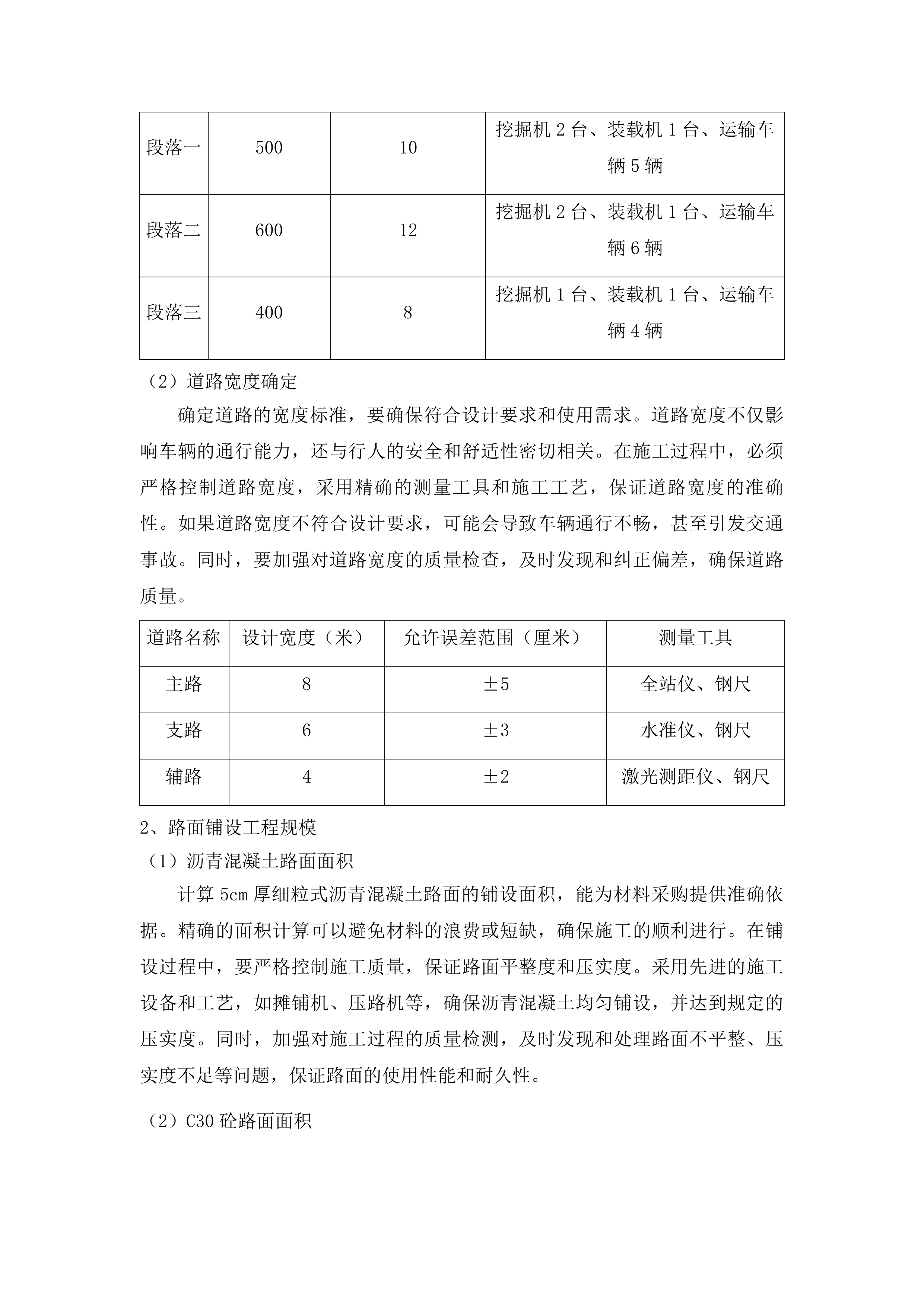 邹城市太平镇2025年“四好农村路”提质增效专项行动路网提升及道路通达工程投标方案.docx 第15页