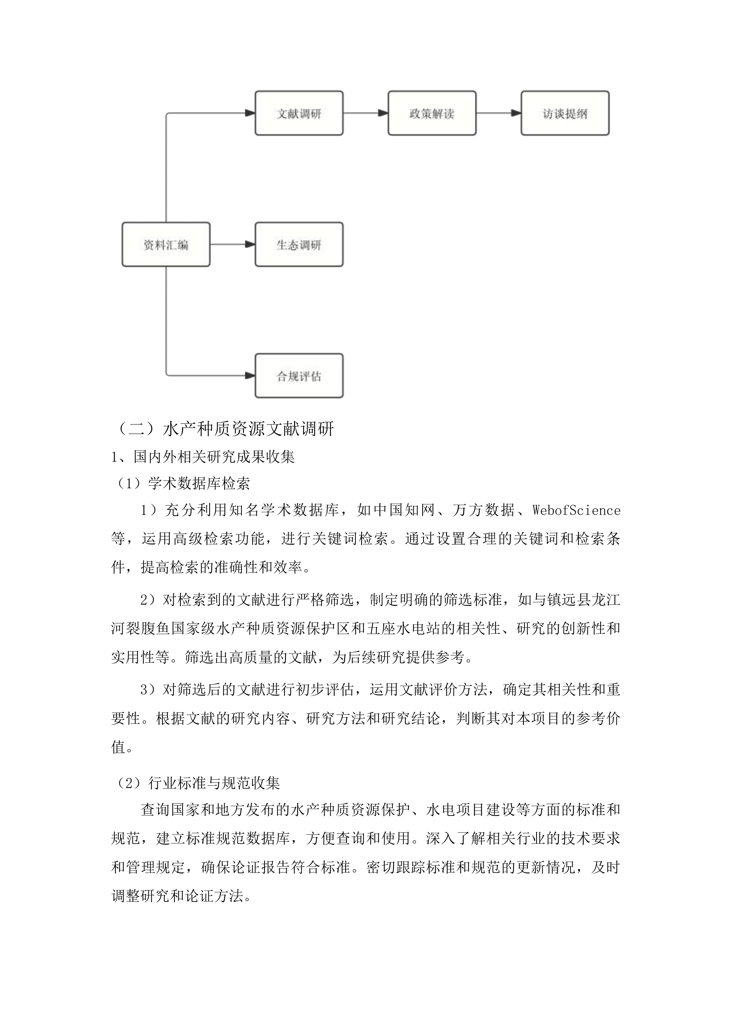 镇远县龙江河裂腹鱼国家级水产种质资源保护区涉及五座水电站专题论证投标方案.docx 第7页