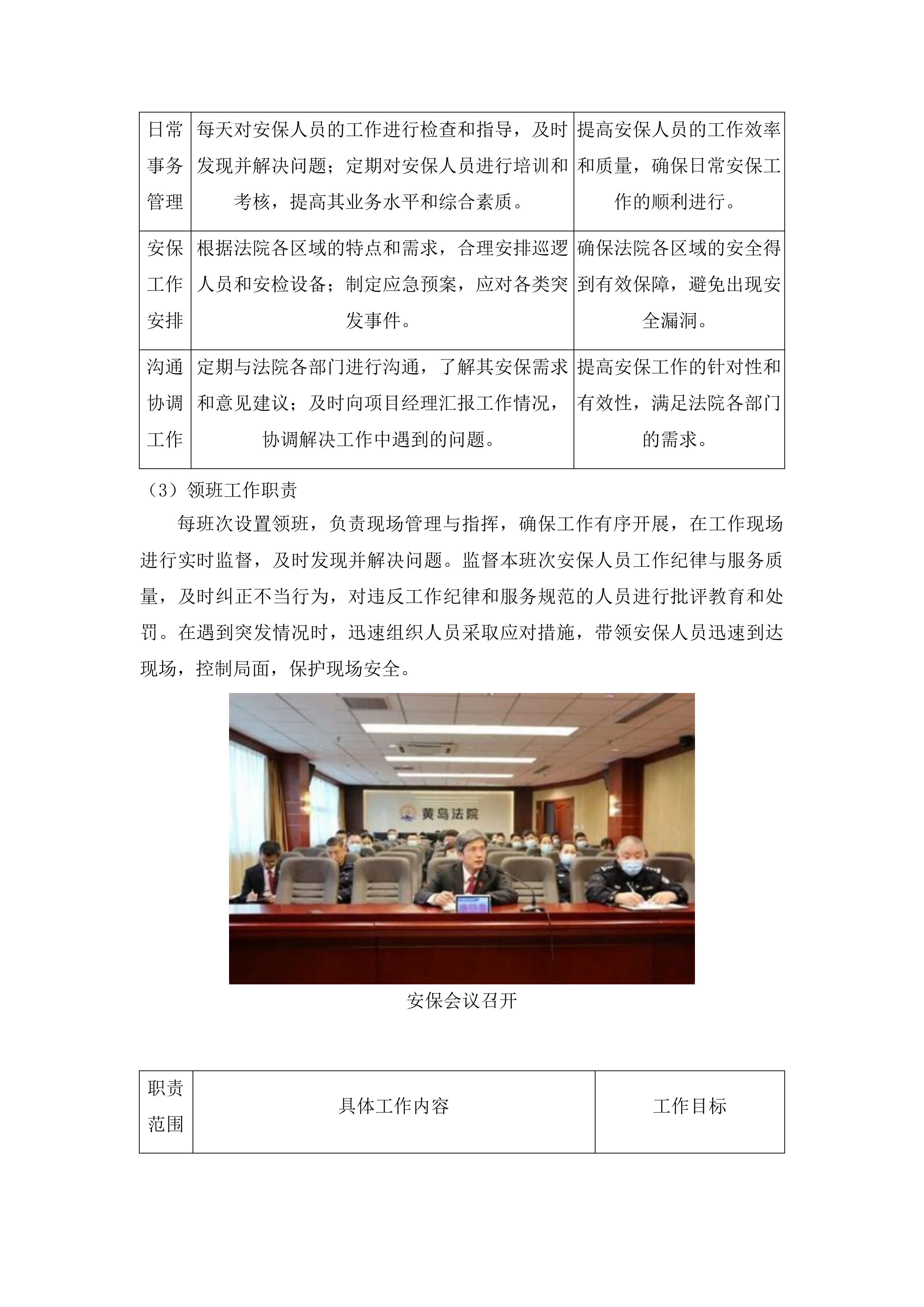 吉林市丰满区人民法院安保服务采购项目投标方案.docx 第7页