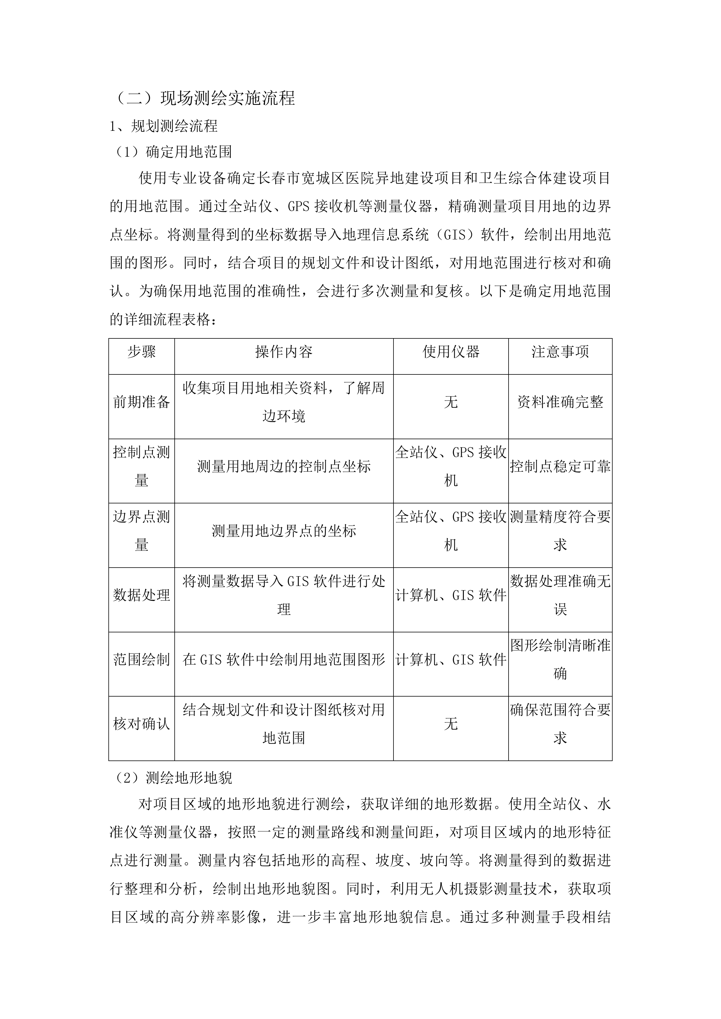 宽城经济开发区两个医院项目验收测绘投标方案.docx 第9页