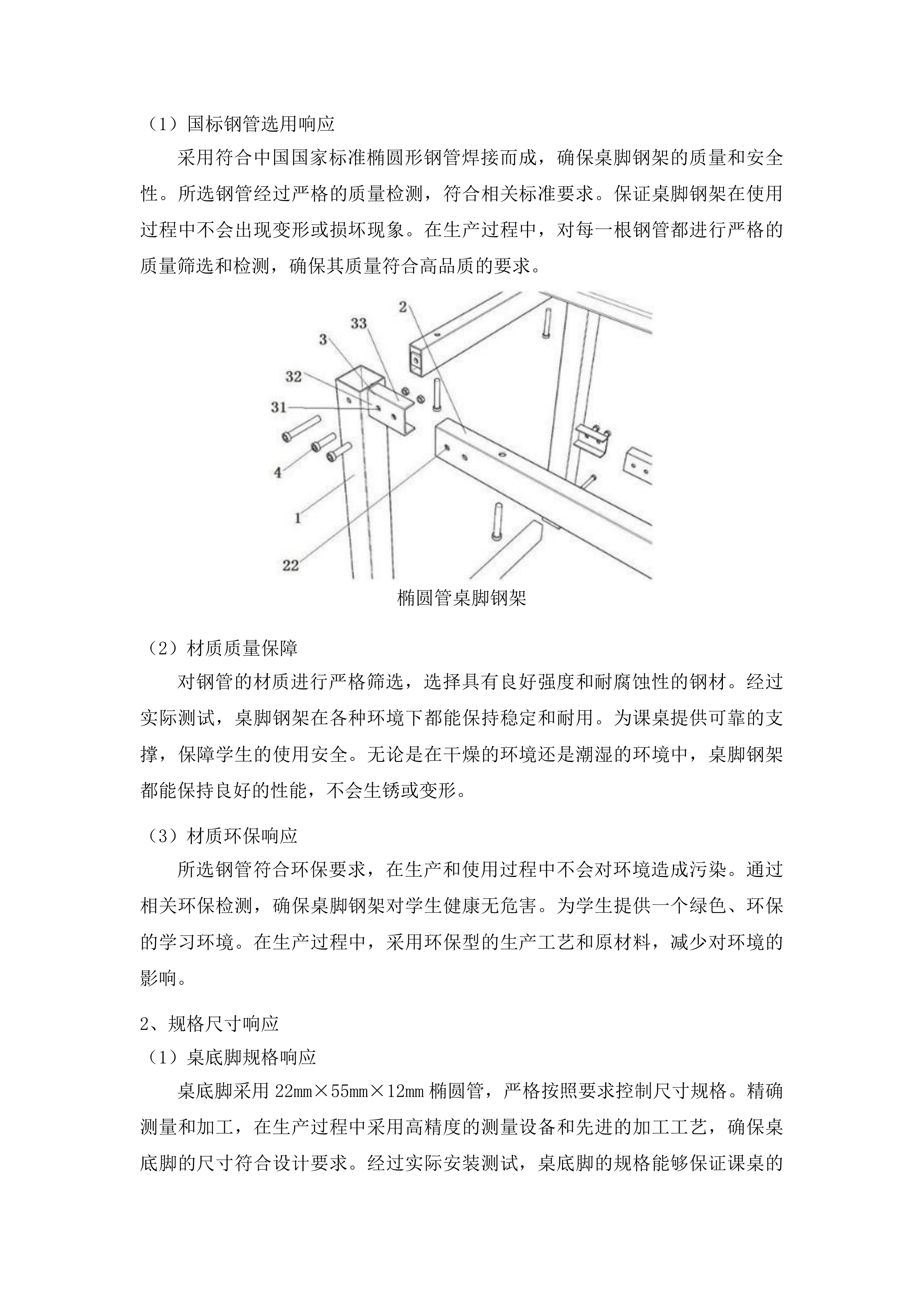 永吉实验高级中学学生课桌椅采购项目投标方案.docx 第13页