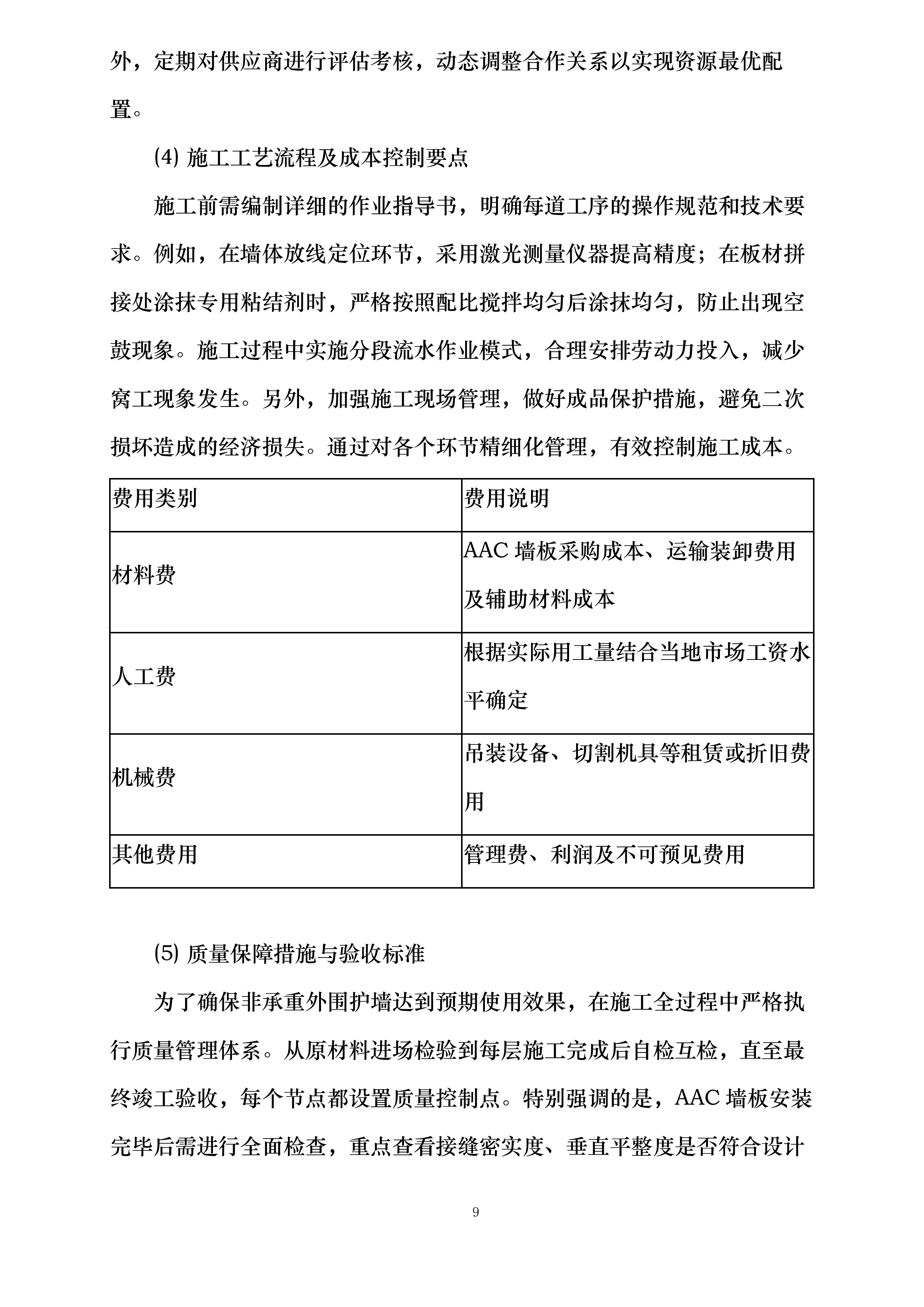 交通银行股份有限公司山东省分行档案信息管理中心项目AAC墙板工程专业承包项目投标方案.docx 第14页