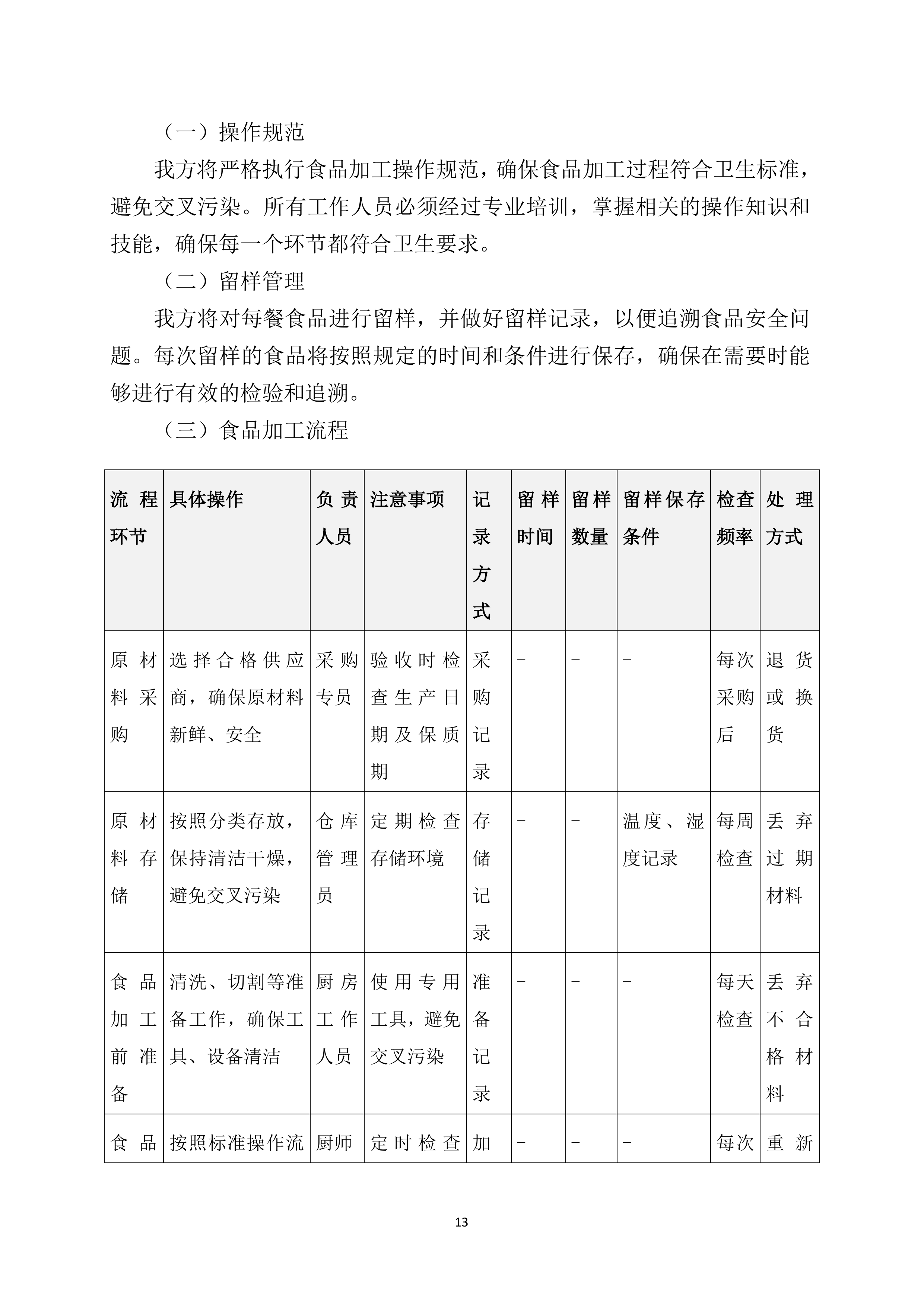 中学食堂劳务服务技术方案360页.docx 第13页