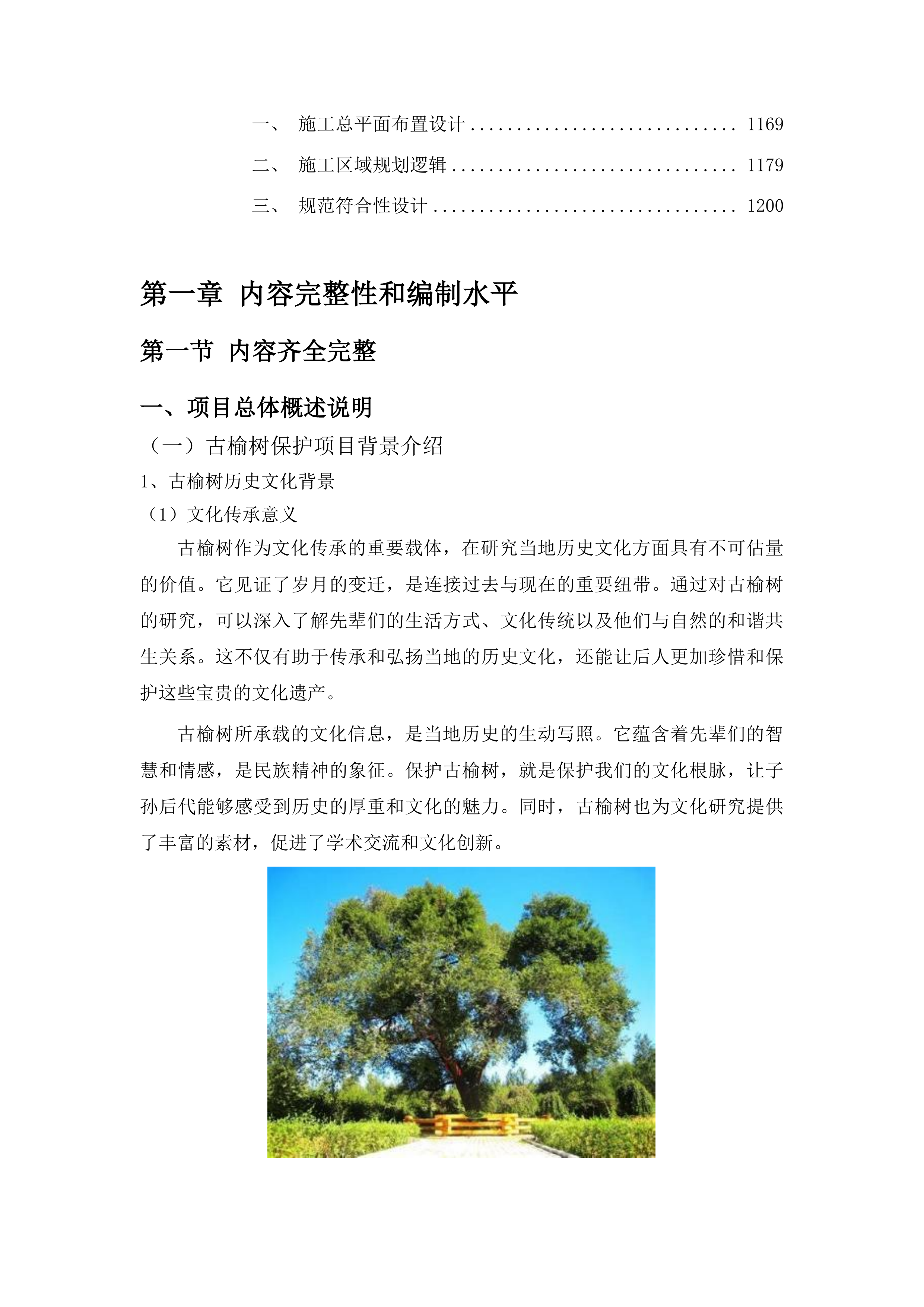 乾安县赞字乡墨字村古榆树保护项目投标方案.docx 第6页