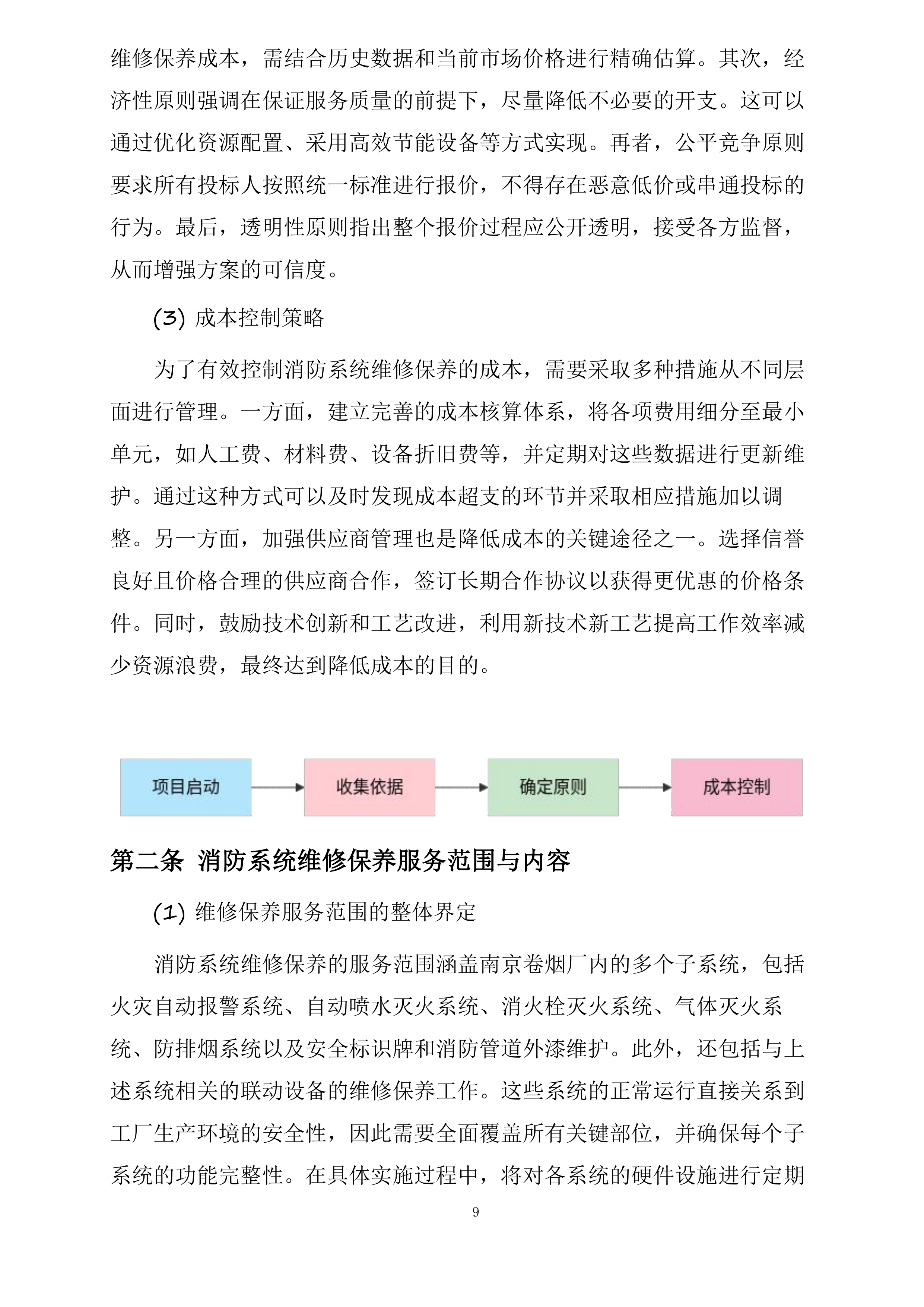 江苏中烟工业有限责任公司南京卷烟厂消防维保与消防设备设施零配件及常用材料采购项目投标方案.docx 第9页