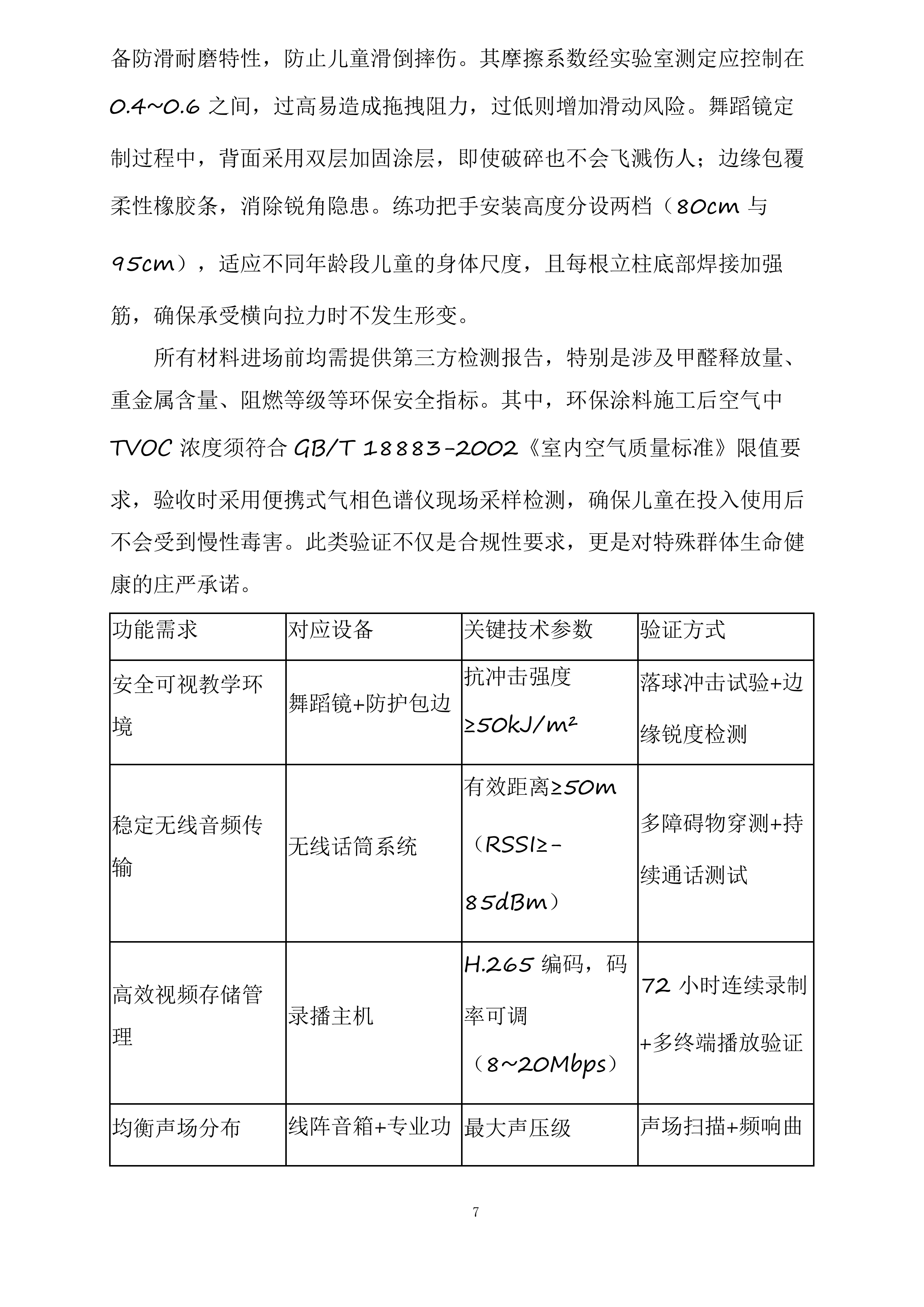 海南海口特殊学校幼儿园舞蹈室设备采购项目投标方案.docx 第7页