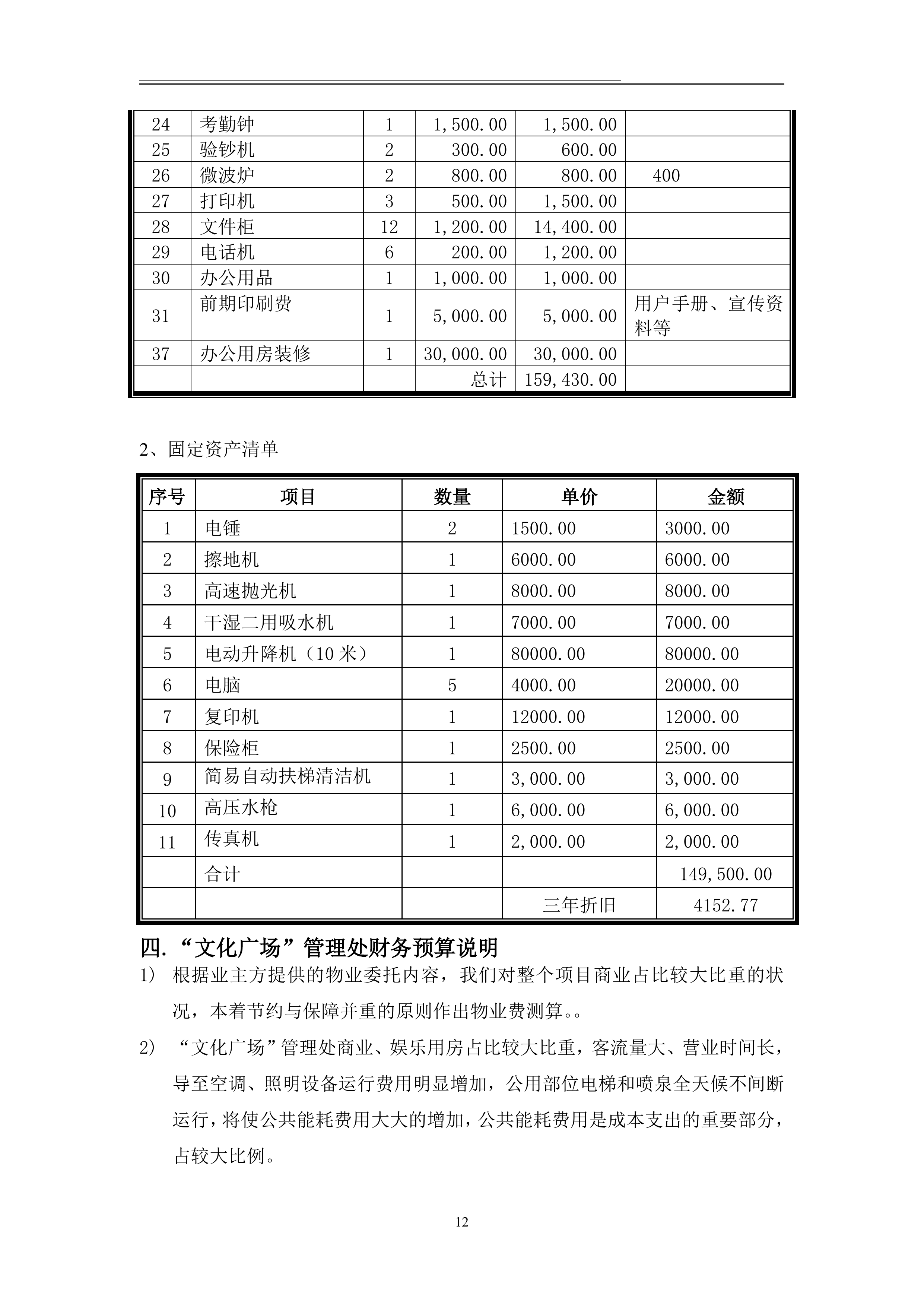 xxx住宅小区物业项目投标文件116页.doc 第13页