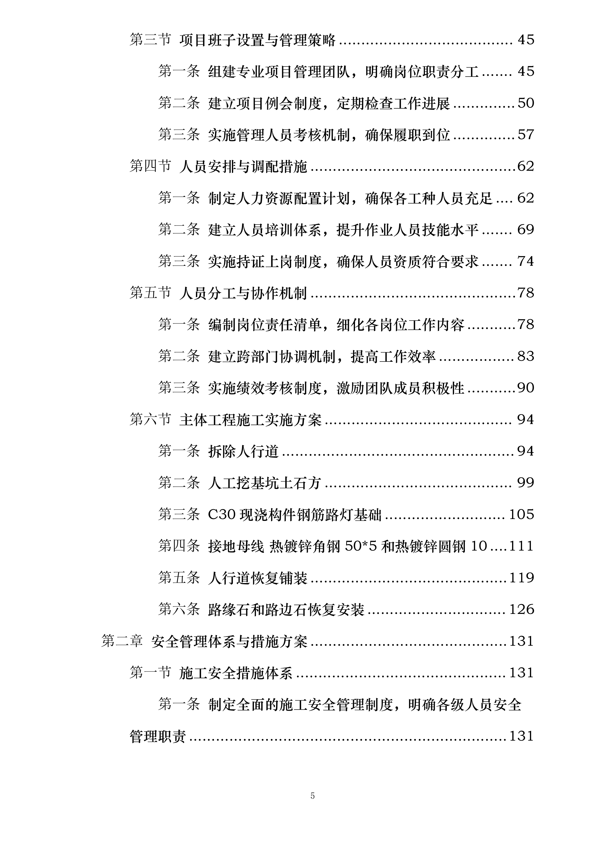 乡村道路照明工程投标方案.docx 第5页