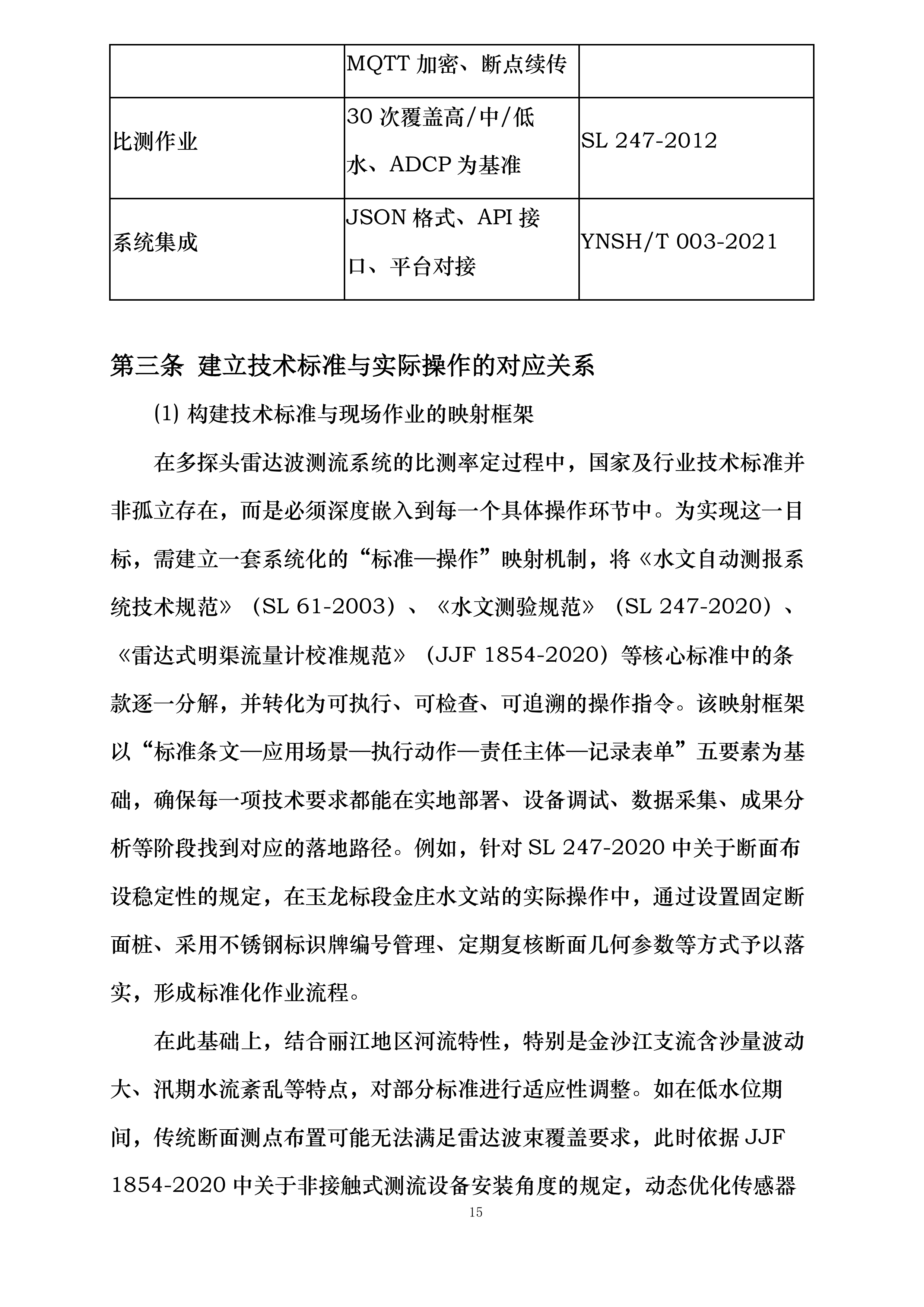 云南省中小河流重点洪水易发区水文监测应急建设二期工程丽江分局设备采购与安装项目投标方案.docx 第15页