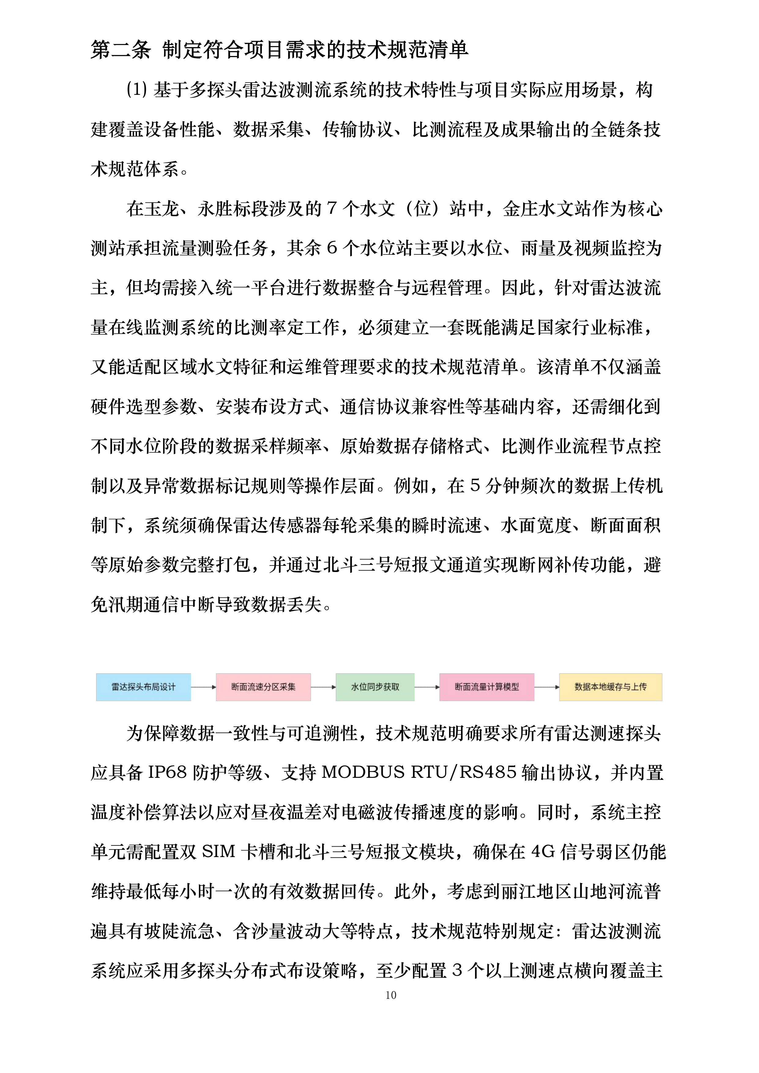云南省中小河流重点洪水易发区水文监测应急建设二期工程丽江分局设备采购与安装项目投标方案.docx 第10页