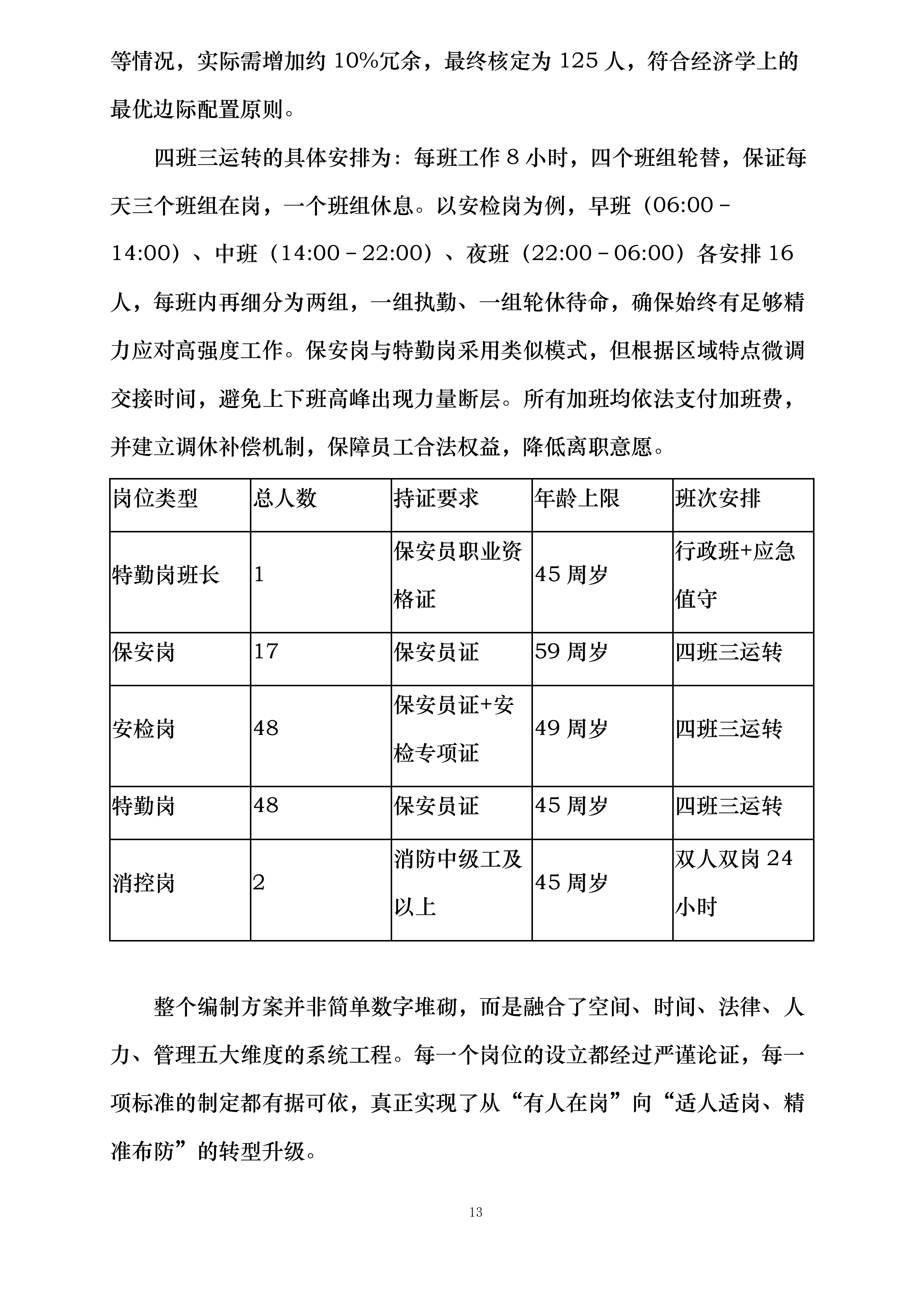 天津医科大学第二医院保安及安检服务项目投标方案.docx 第13页