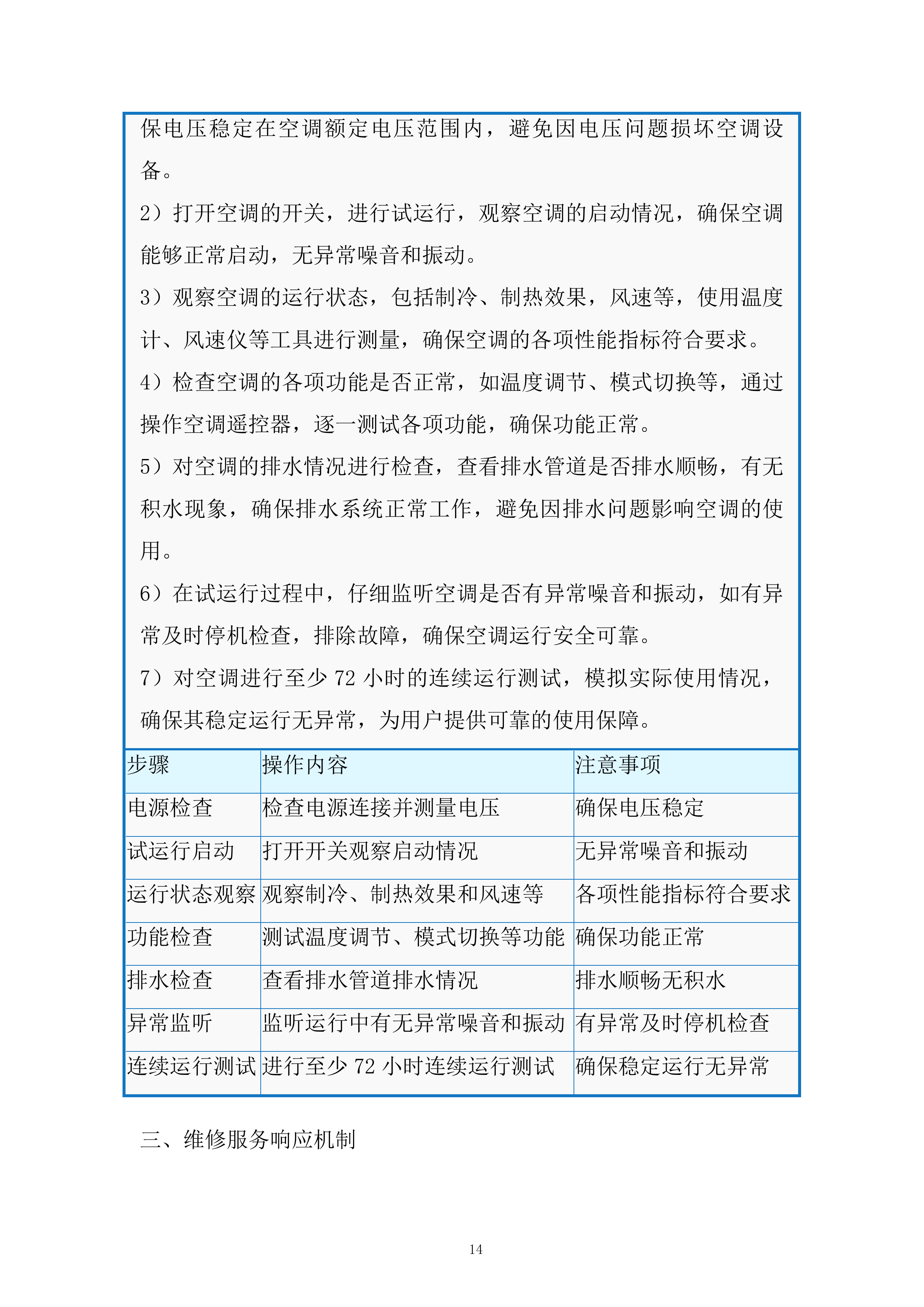 空调安装维修服务竞争投标方案.docx 第14页