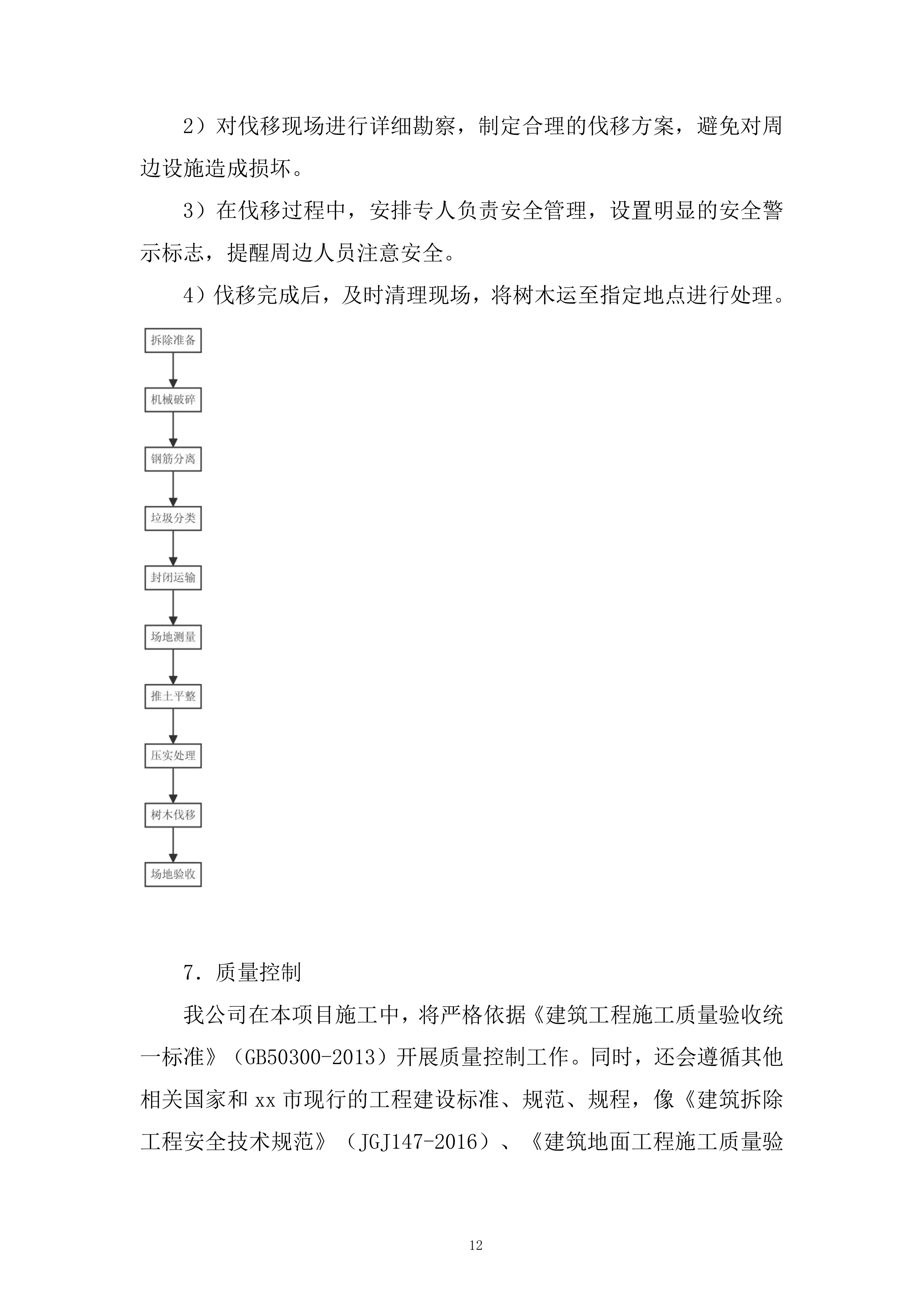 五金公司医疗用地场地平整项目投标方案.docx 第12页