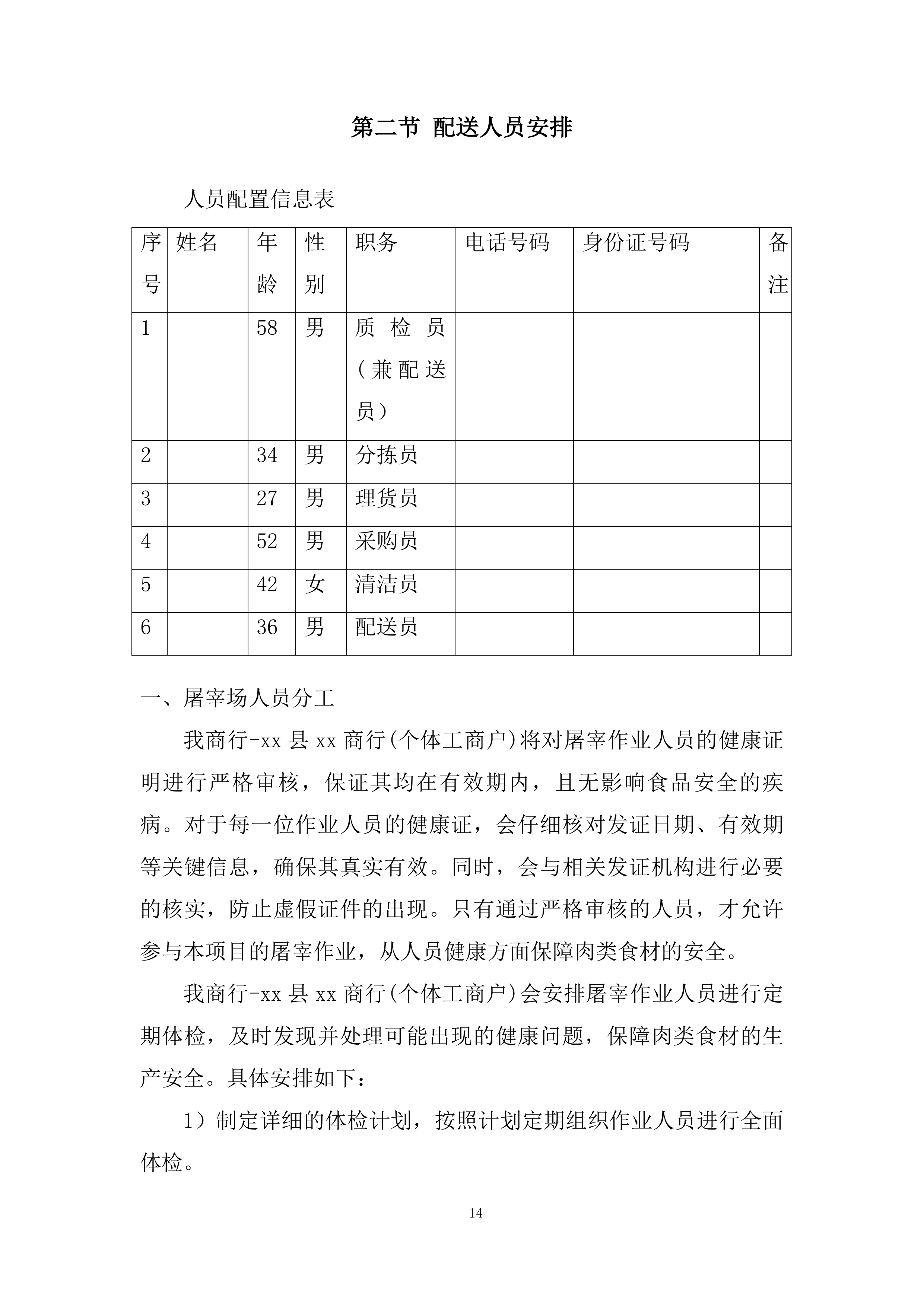 县中小学校食堂大宗食材采购服务投标方案.docx 第14页