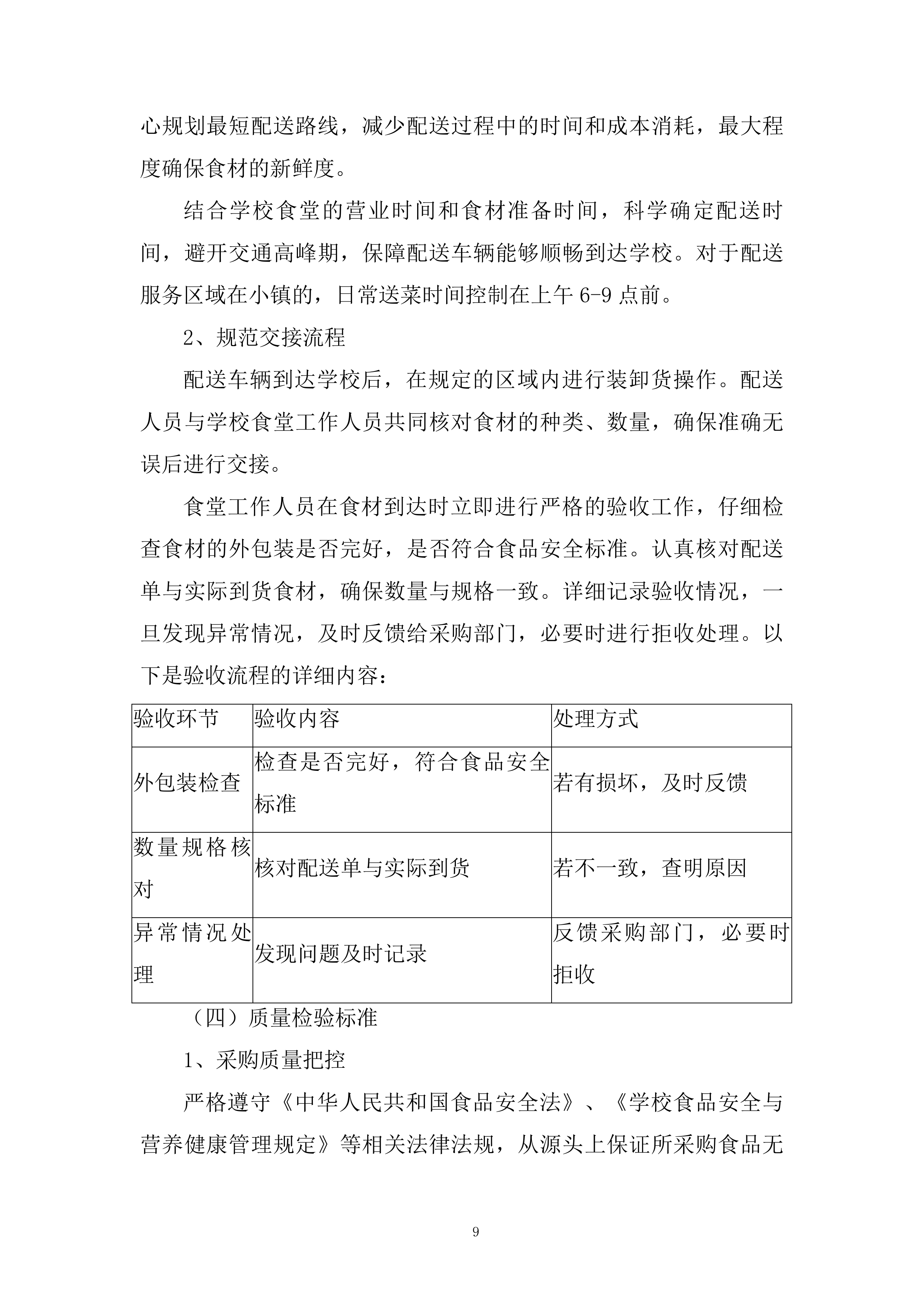 学校蔬菜（含水果）配送服务项目投标方案.docx 第9页