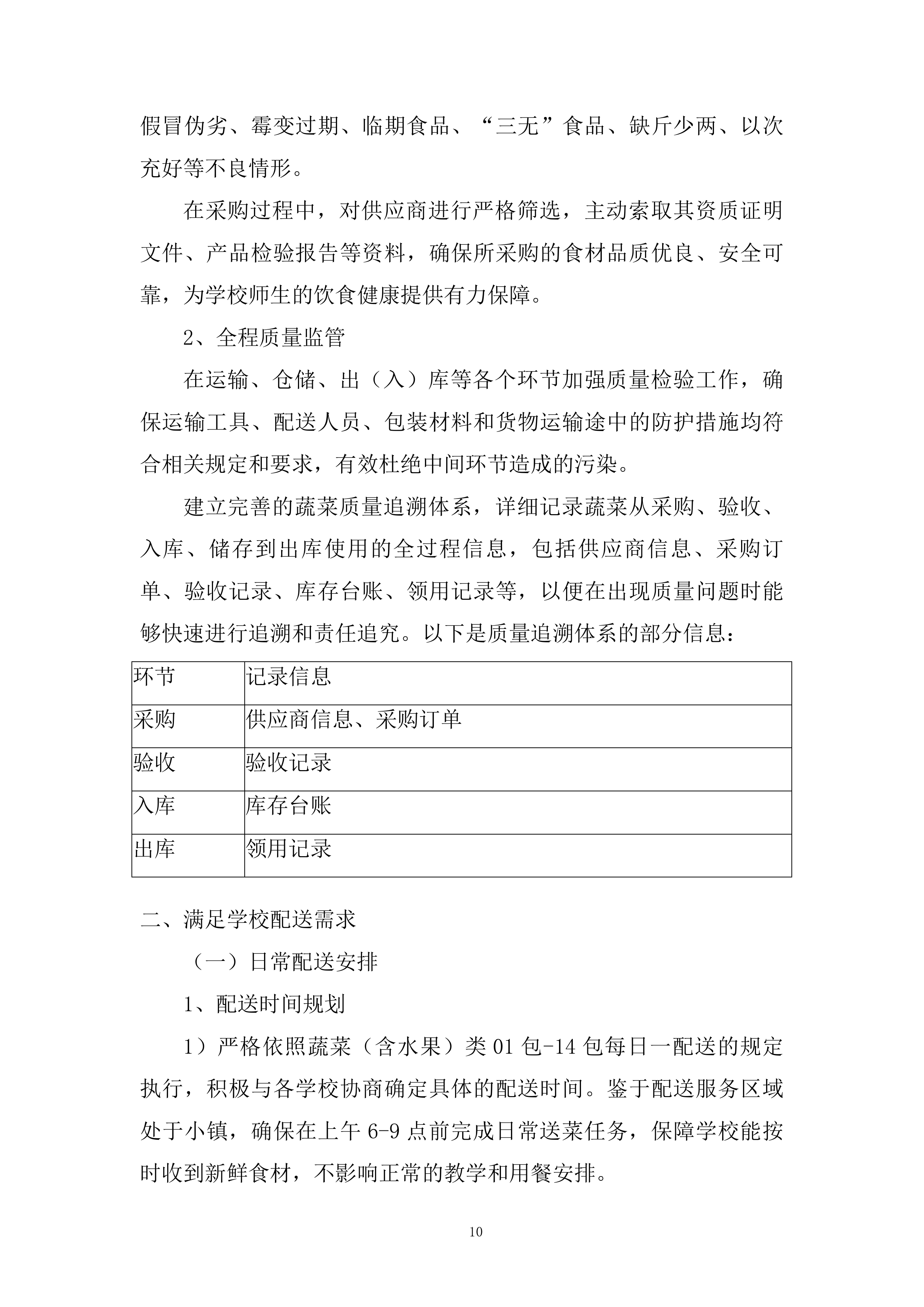 学校蔬菜（含水果）配送服务项目投标方案.docx 第10页