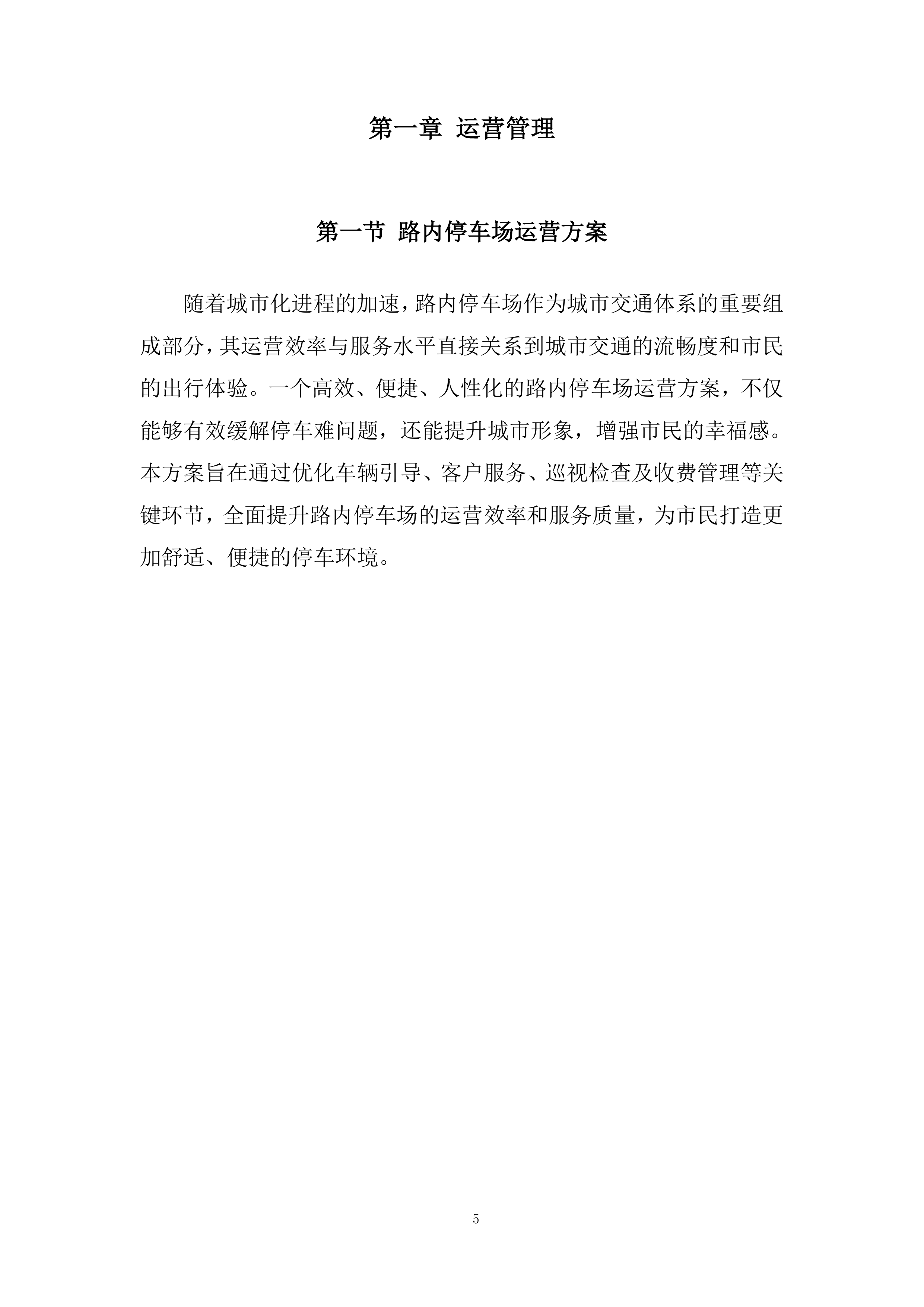 路内泊位委托运营管理项目投标方案.docx 第5页