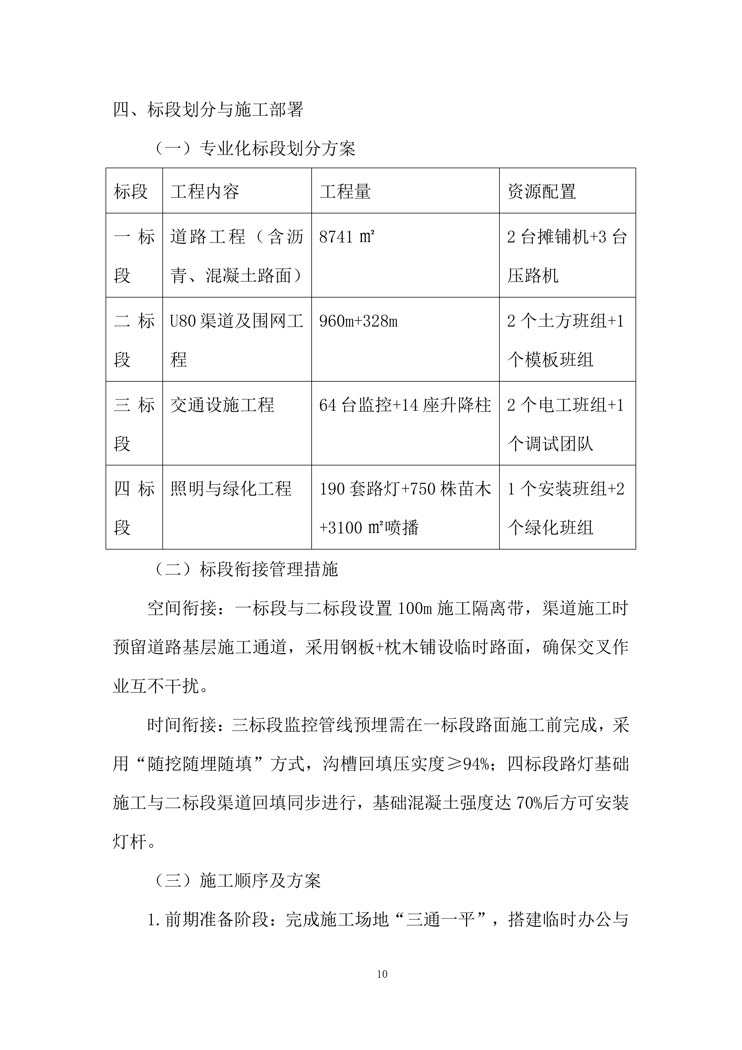 破损路面修复拓宽、路面设施改造工程施工投标方案.docx 第10页