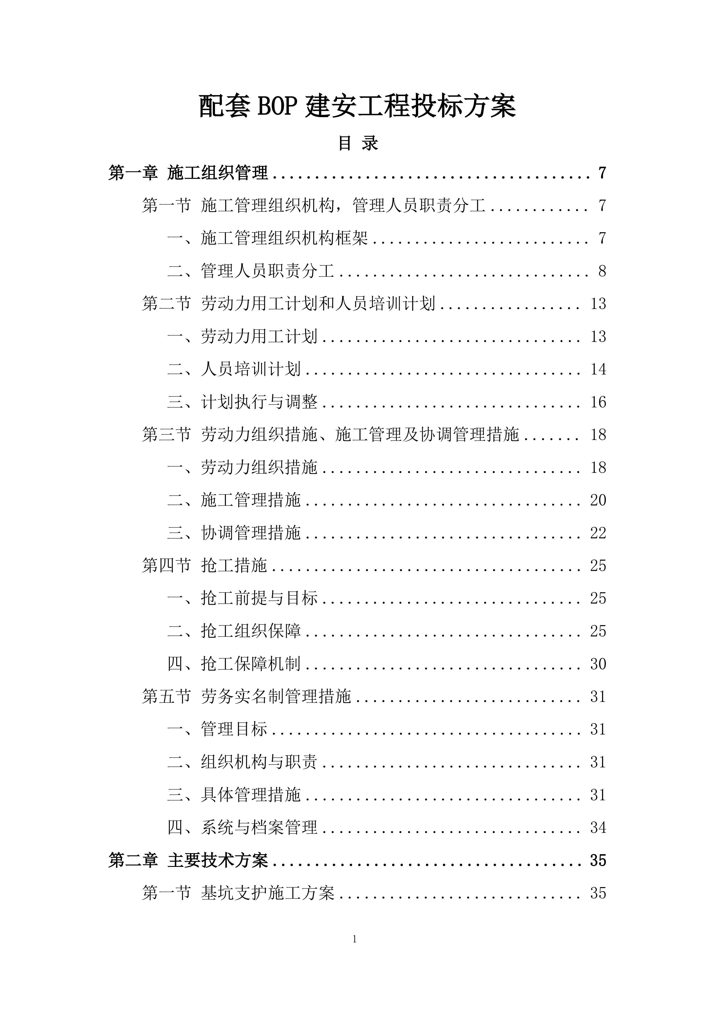 配套BOP建安工程投标方案.docx 第1页