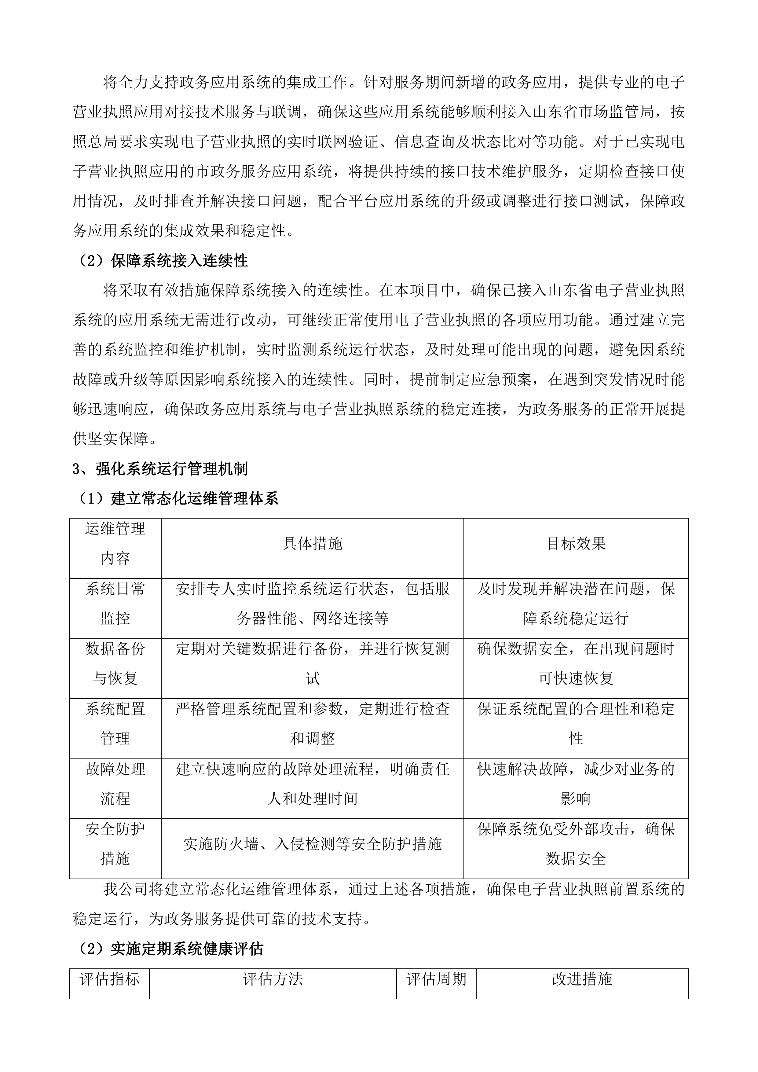 枣庄市电子营业执照前置系统维护项目投标方案.docx 第5页