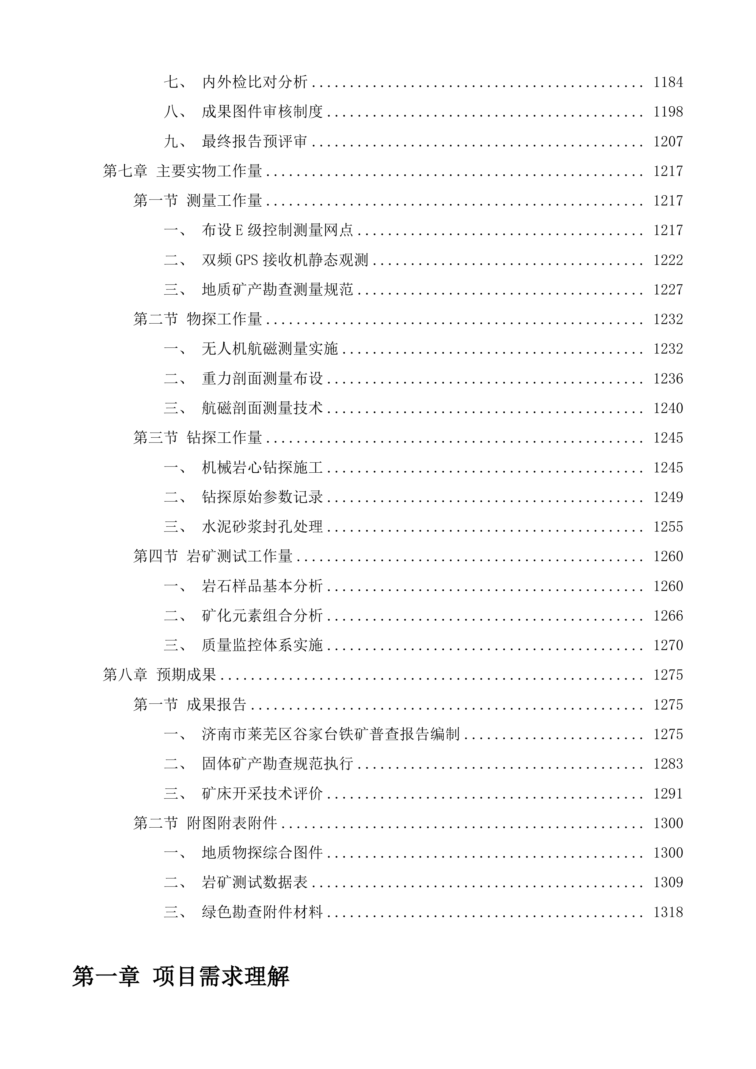 济南市莱芜区谷家台一带深部及外围铁矿普查项目投标方案.docx 第5页