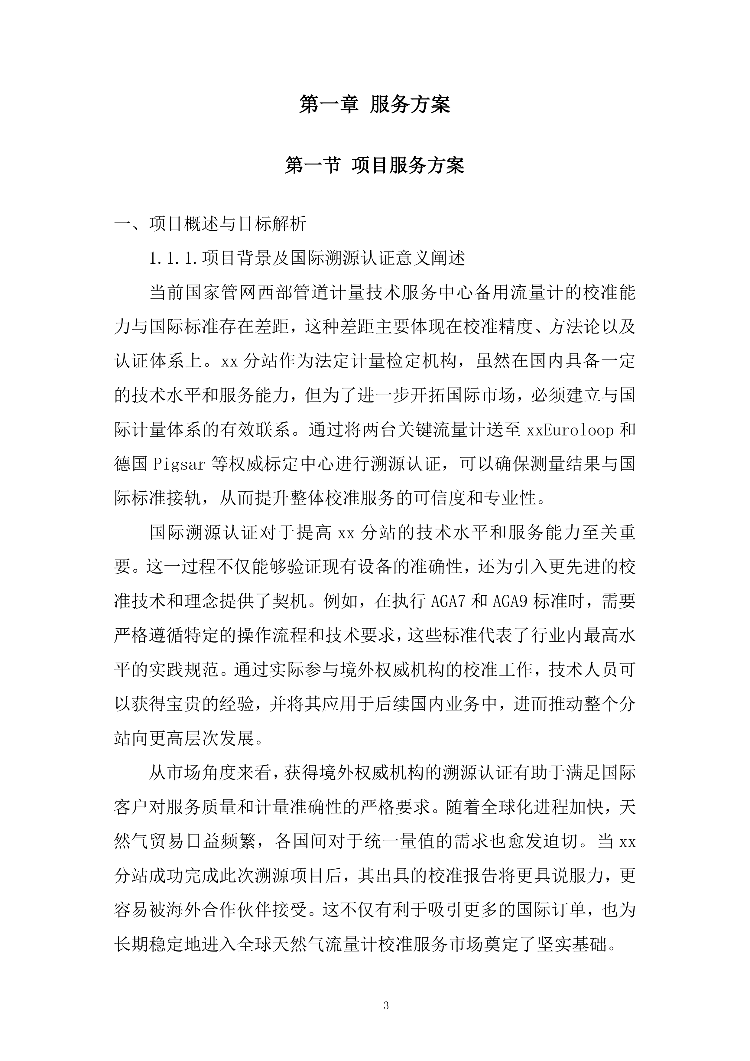 备用流量计境外溯源项目投标方案.docx 第3页