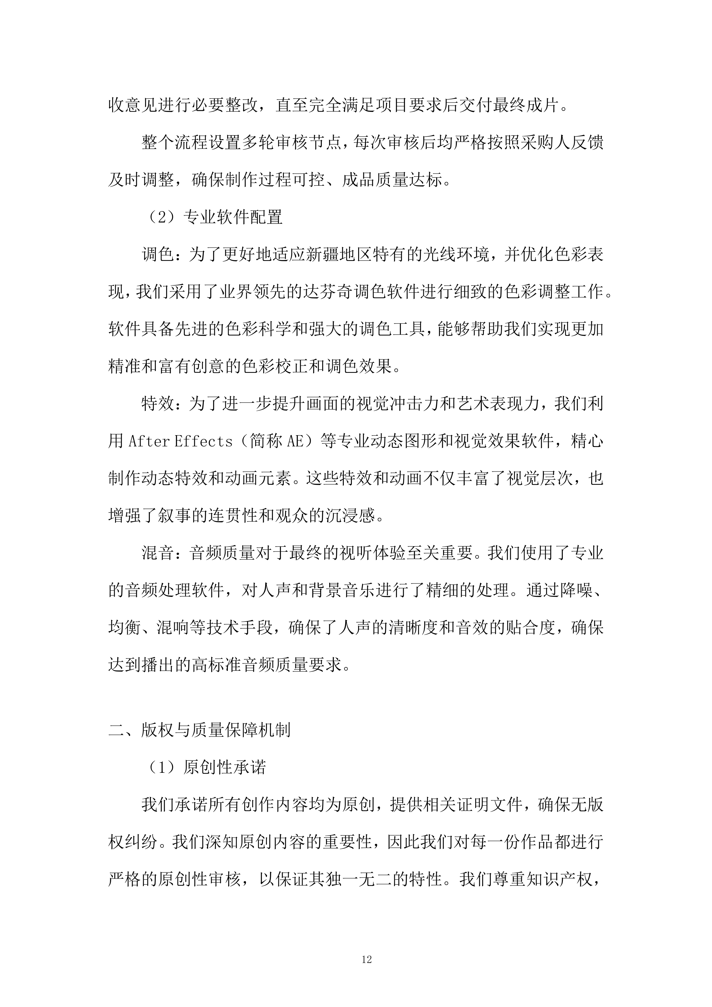 禁毒宣传短视频及禁毒歌曲制作项目投标方案.docx 第12页