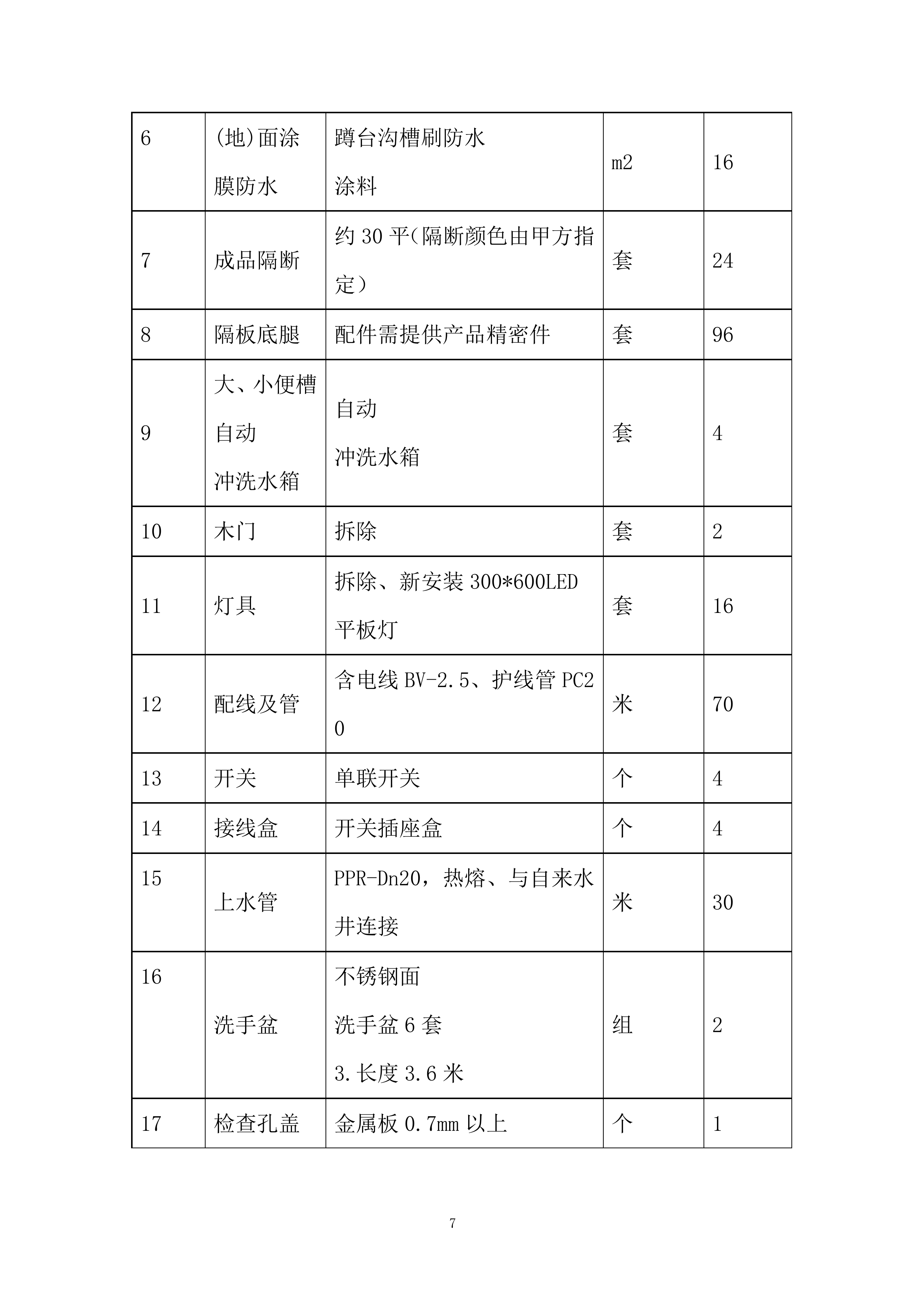 学校运动场看台卫生间改造项目投标方案.docx 第7页