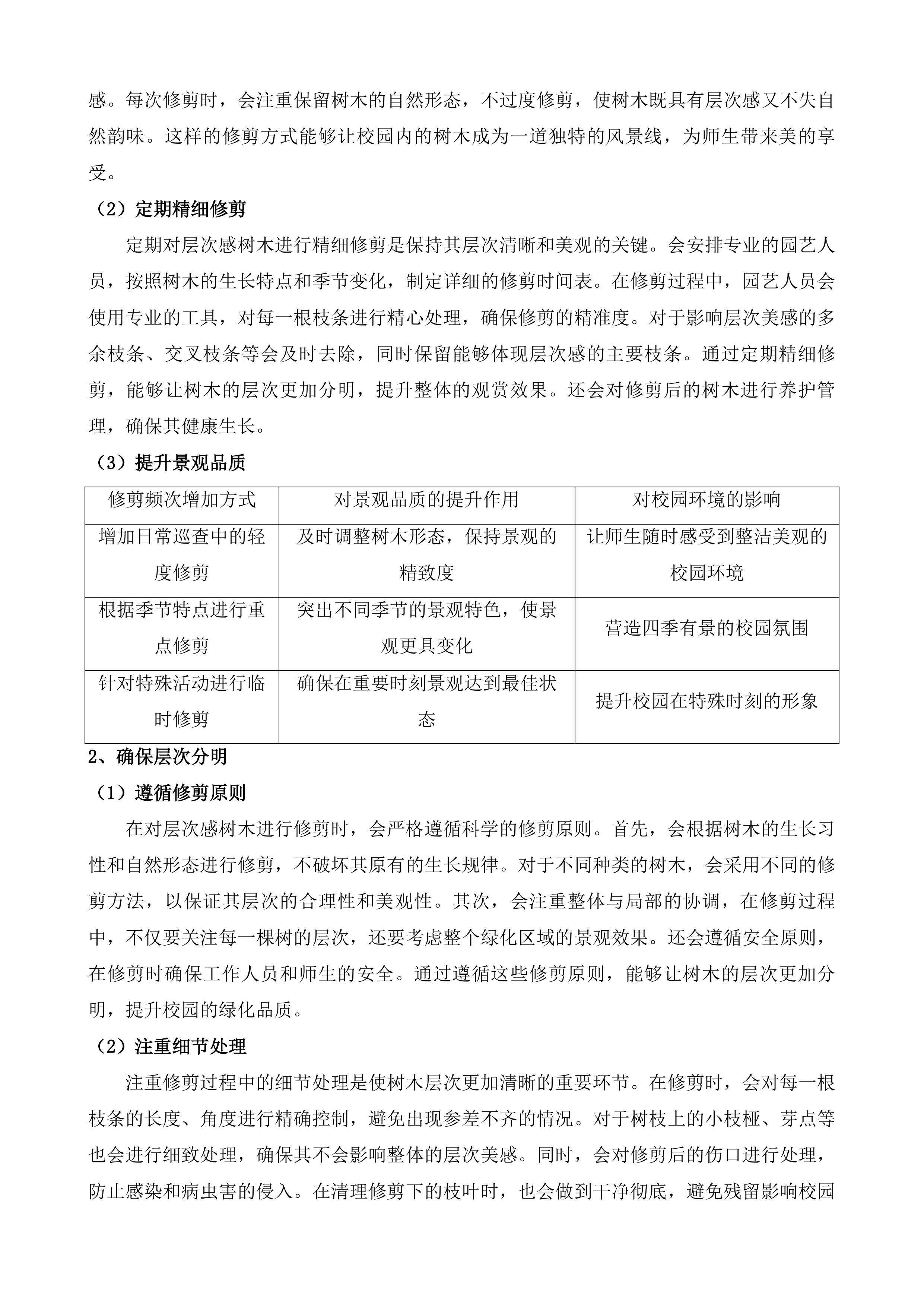 山东省济南市长清第一中学物业管理服务投标方案.docx 第2页
